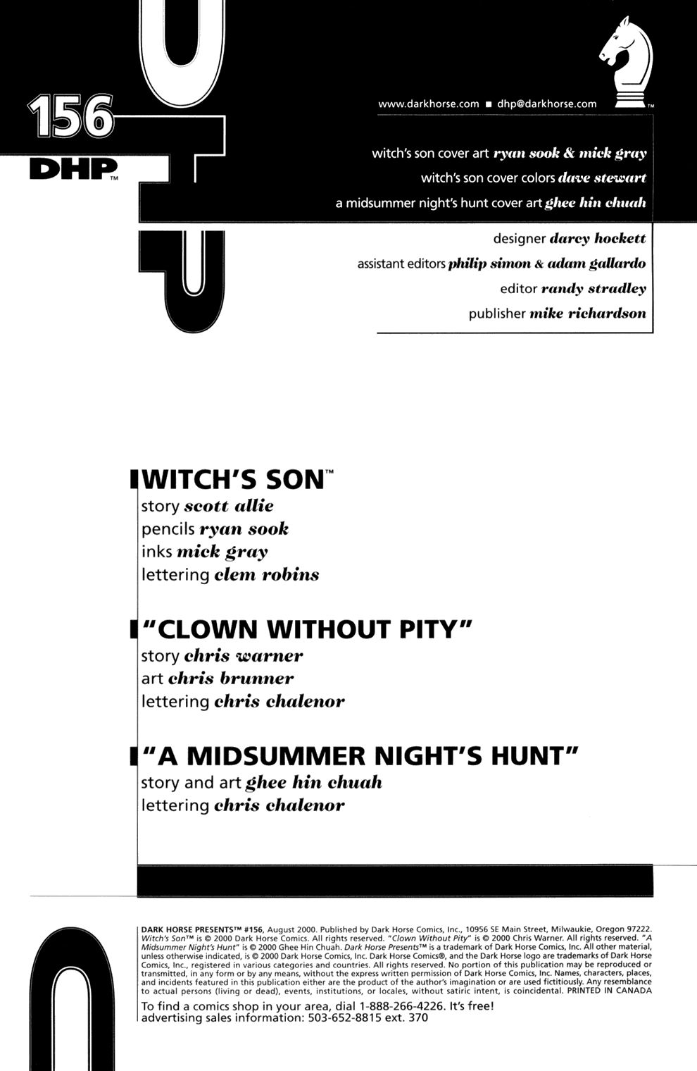 Read online Dark Horse Presents (1986) comic -  Issue #156 - 2