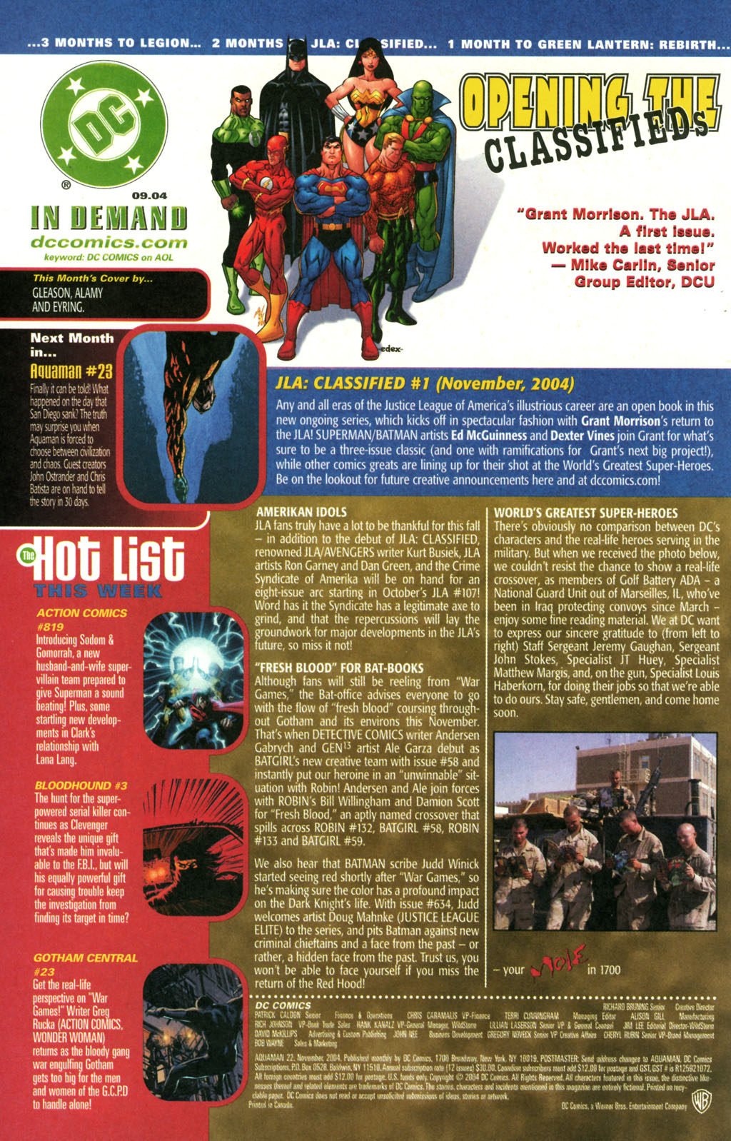 Read online Aquaman (2003) comic -  Issue #22 - 24