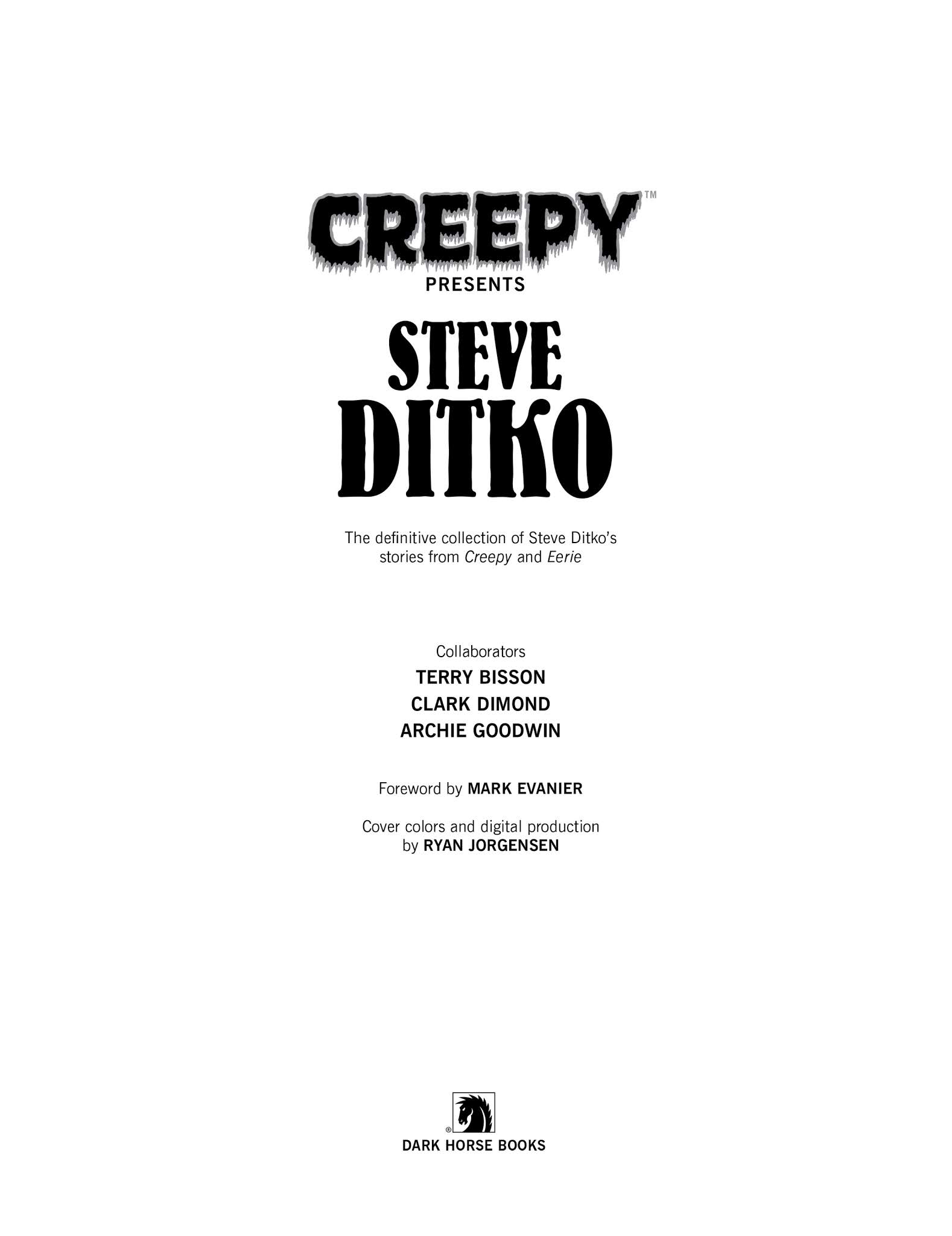 Read online Creepy Presents Steve Ditko comic -  Issue # TPB - 5