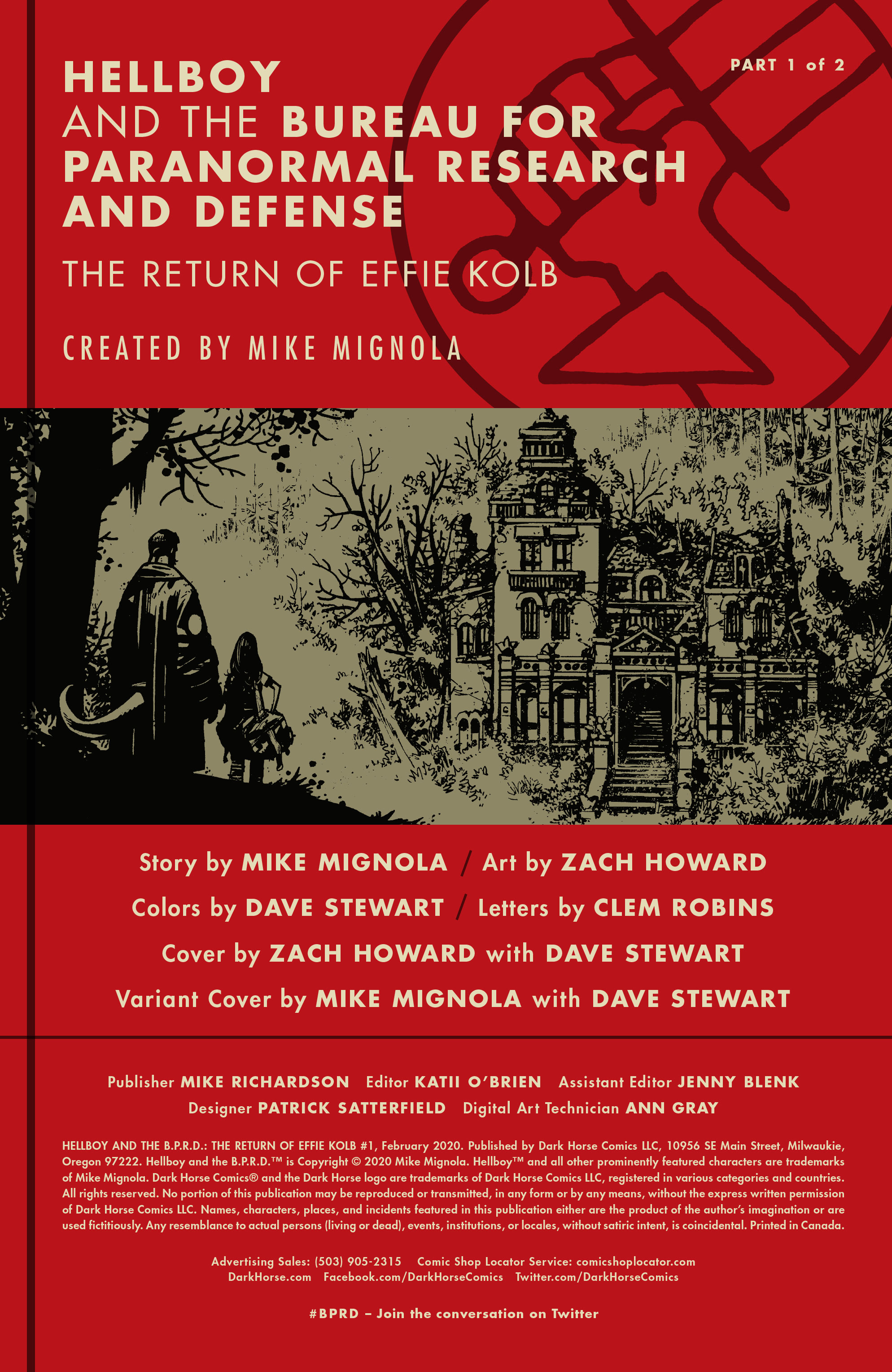 Read online Hellboy and the B.P.R.D.: The Return of Effie Kolb comic -  Issue #1 - 2