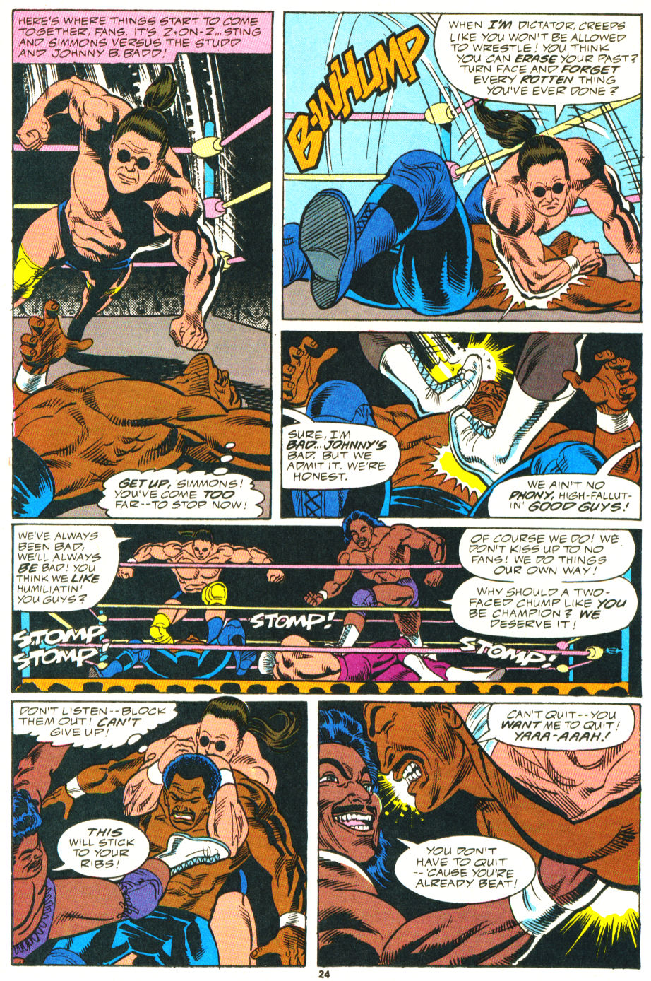 Read online WCW World Championship Wrestling comic -  Issue #1 - 18