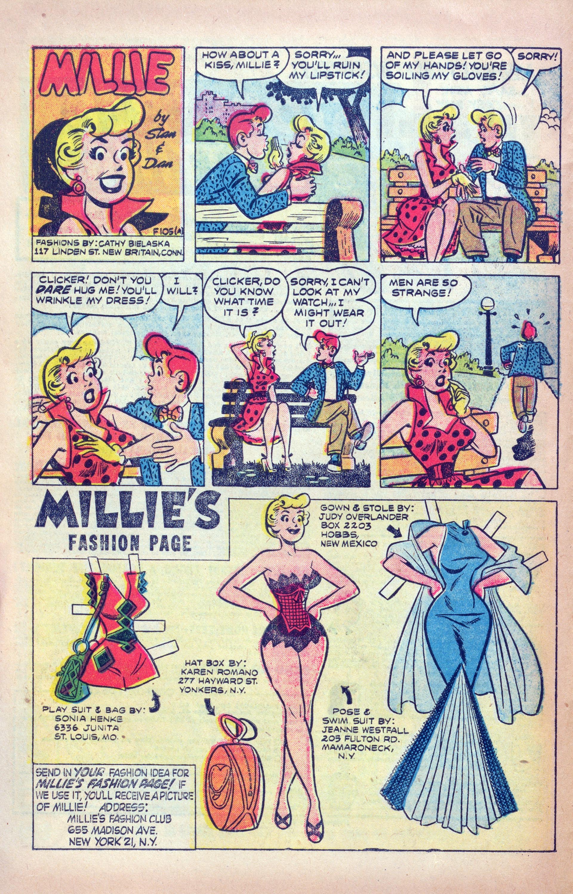 Read online Millie the Model comic -  Issue #57 - 10