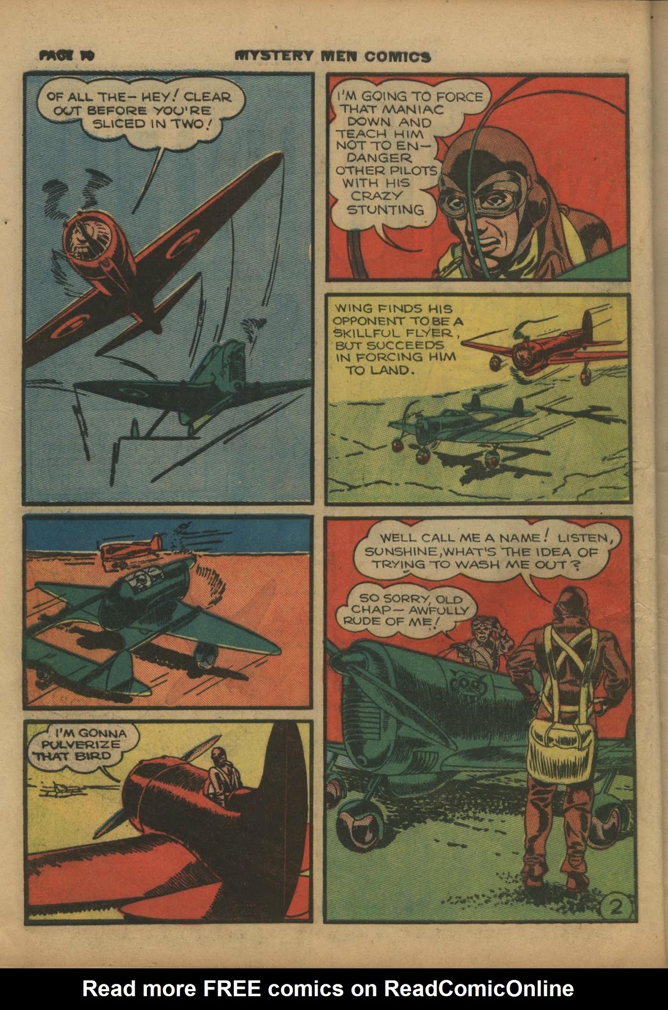 Read online Mystery Men Comics comic -  Issue #10 - 12