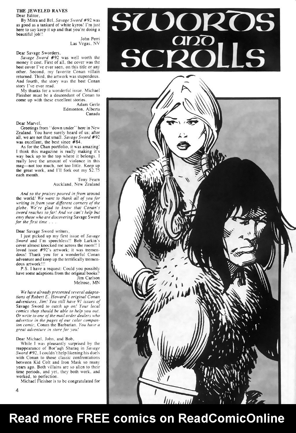 Read online The Savage Sword Of Conan comic -  Issue #96 - 4