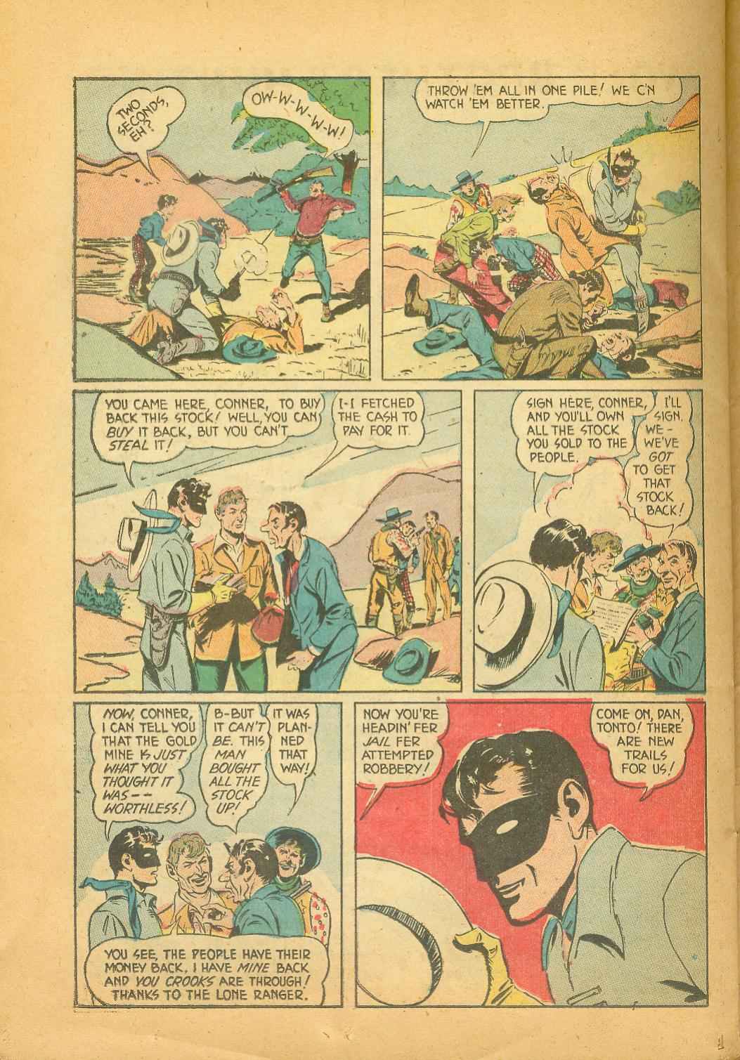 Read online The Lone Ranger (1948) comic -  Issue #37 - 38