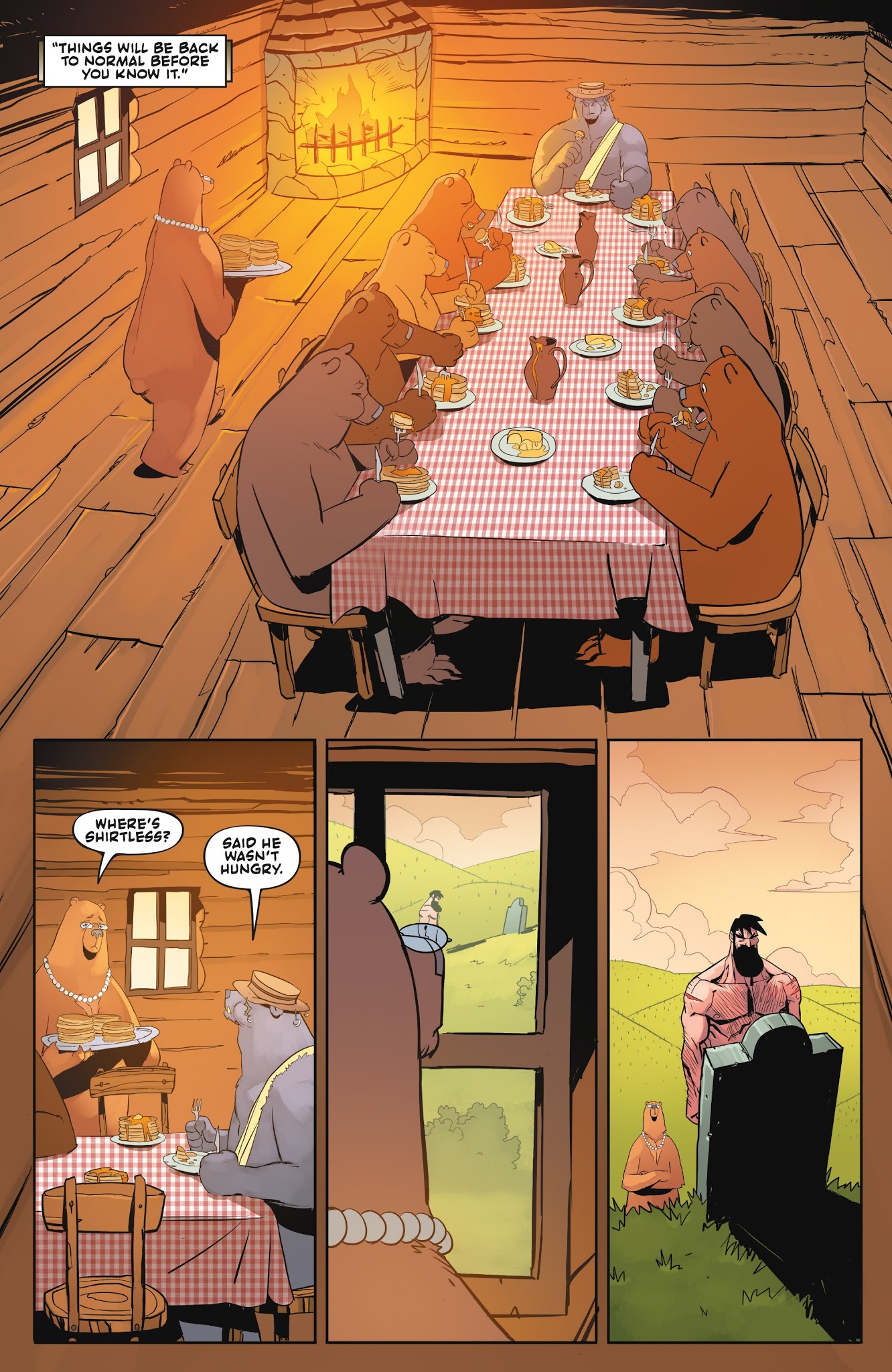Read online Shirtless Bear-Fighter! comic -  Issue #5 - 26