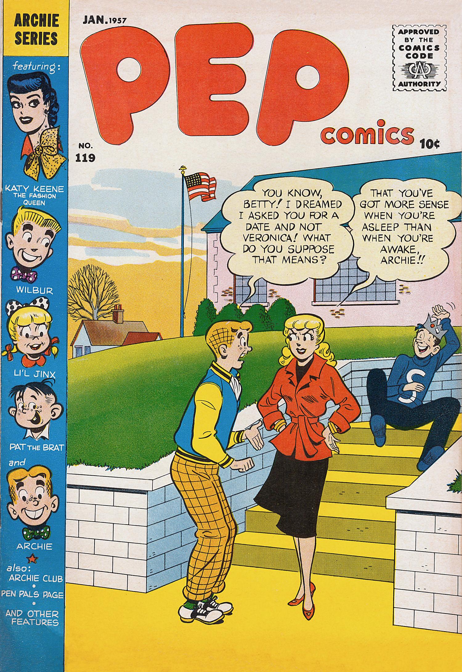 Read online Pep Comics comic -  Issue #119 - 1
