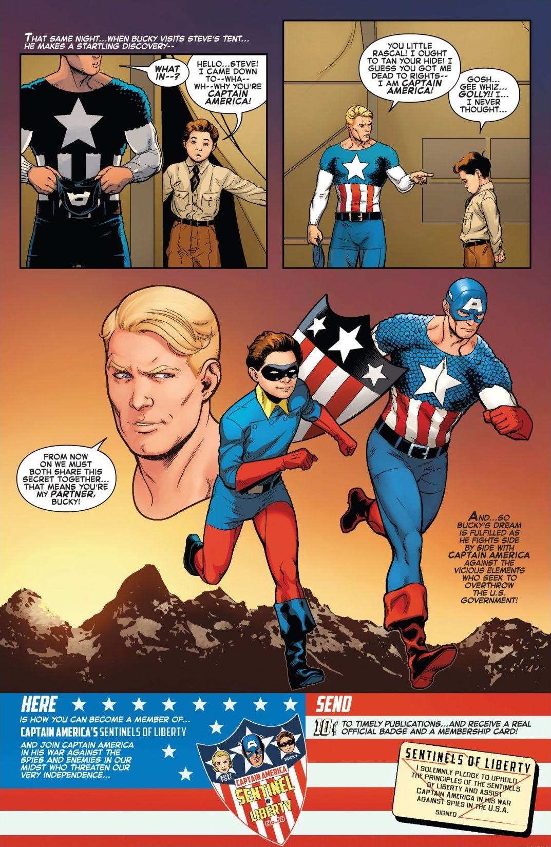 Read online Captain America Anniversary Tribute comic -  Issue # Full - 11