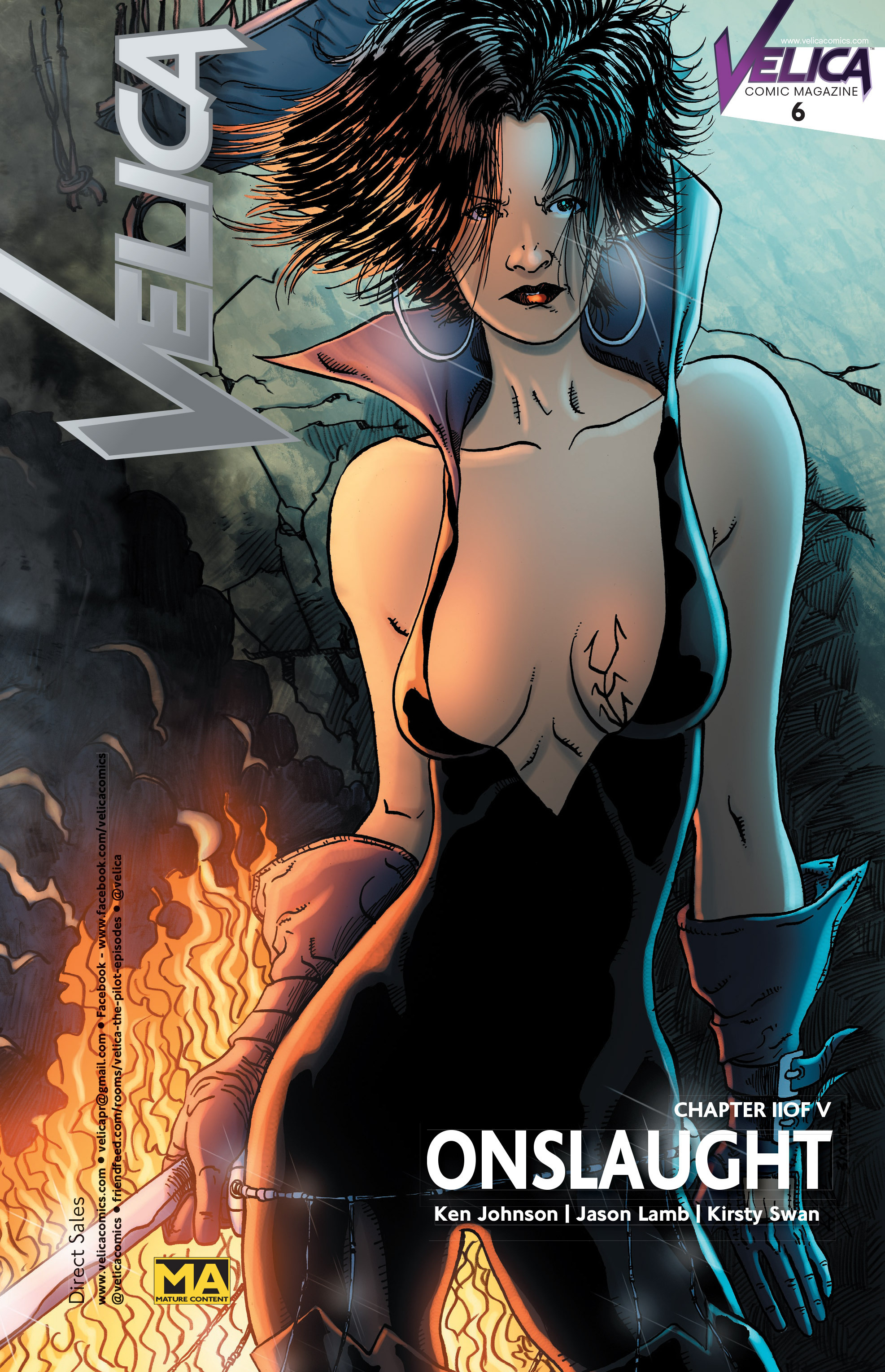 Read online Velica comic -  Issue #6 - 1