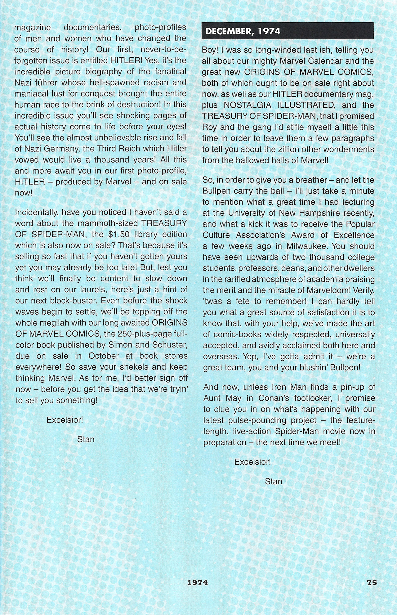 Read online Stan's Soapbox: The Collection comic -  Issue # TPB - 66