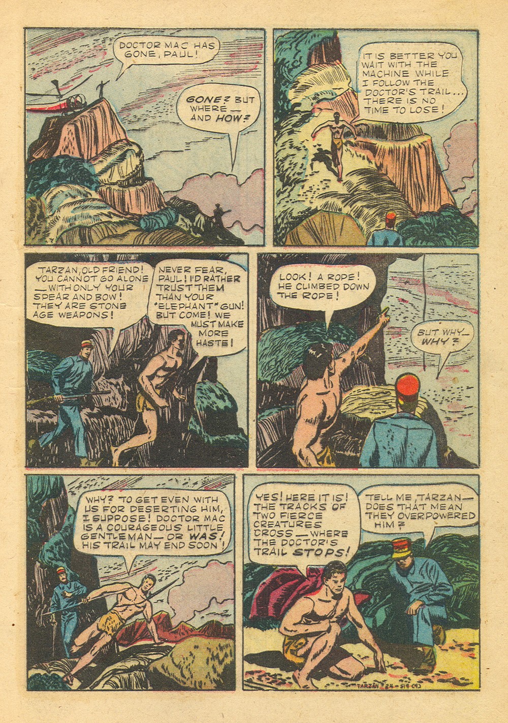 Read online Tarzan (1948) comic -  Issue #24 - 11