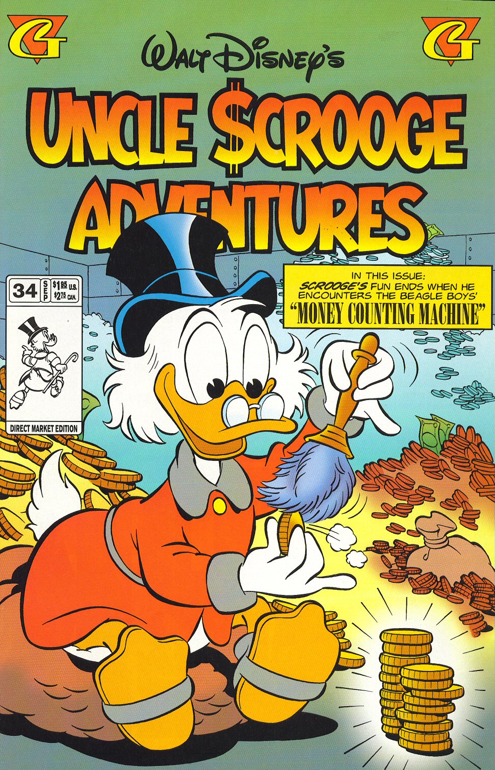 Read online Walt Disney's Uncle Scrooge Adventures comic -  Issue #34 - 1