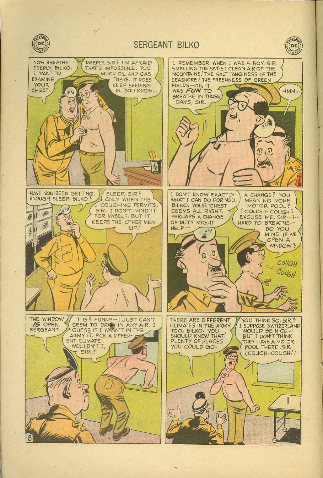Read online Sergeant Bilko comic -  Issue #6 - 10