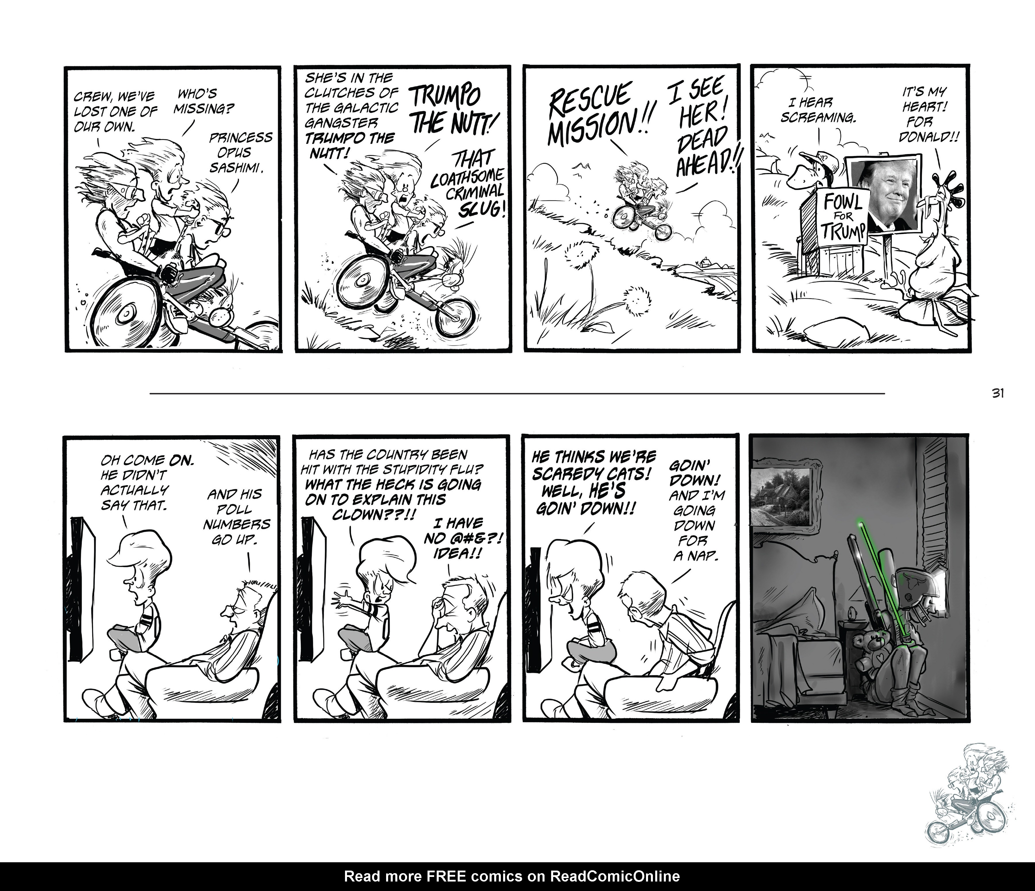 Read online Bloom County Episode XI: A New Hope comic -  Issue # Full - 33