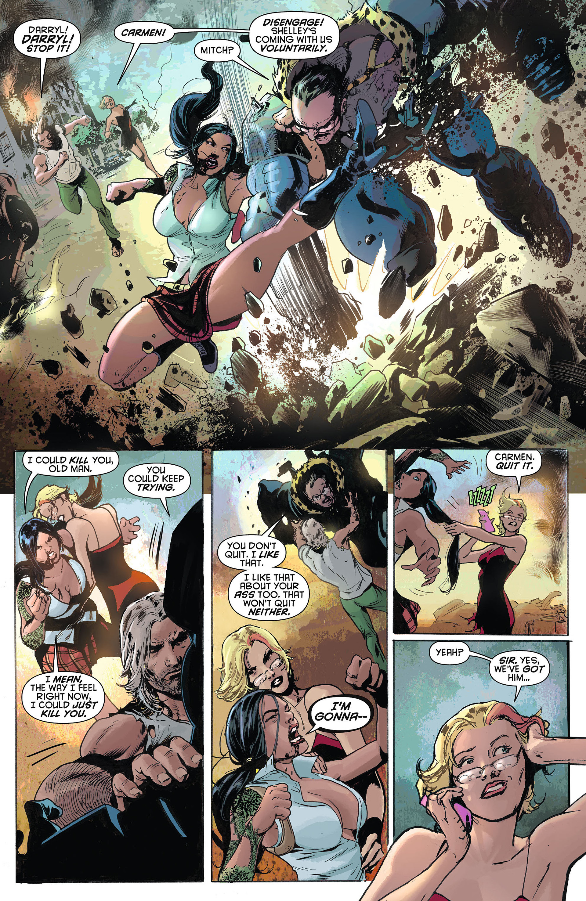 Read online Resurrection Man (2011) comic -  Issue #4 - 12