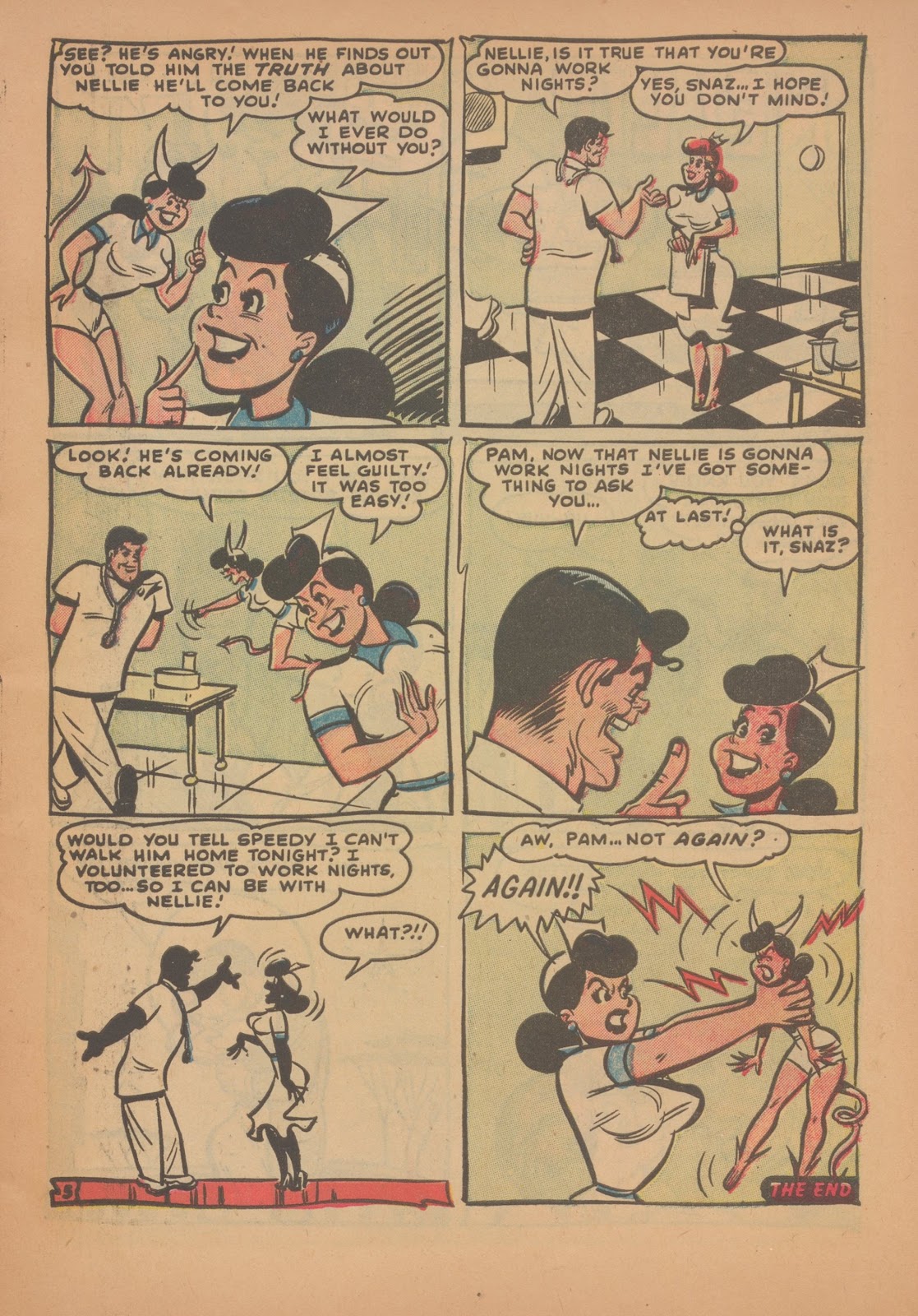 Read online Nellie The Nurse (1945) comic -  Issue #35 - 7