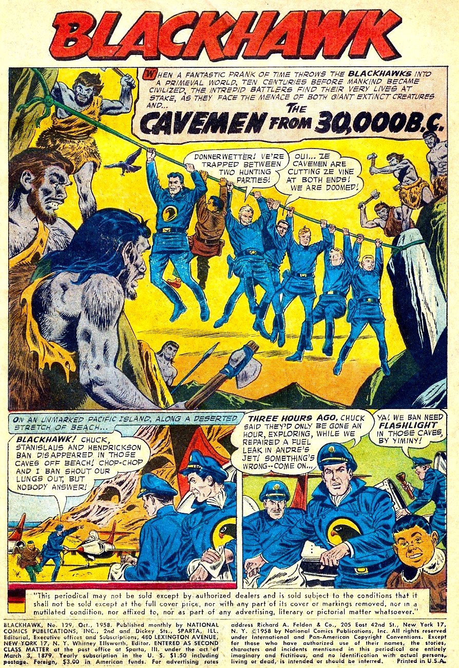 Read online Blackhawk (1957) comic -  Issue #129 - 2