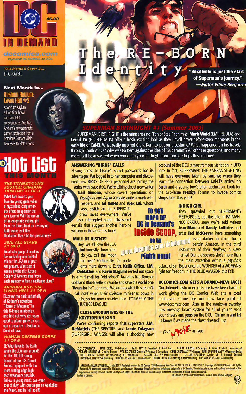Read online Arkham Asylum: Living Hell comic -  Issue #1 - 26