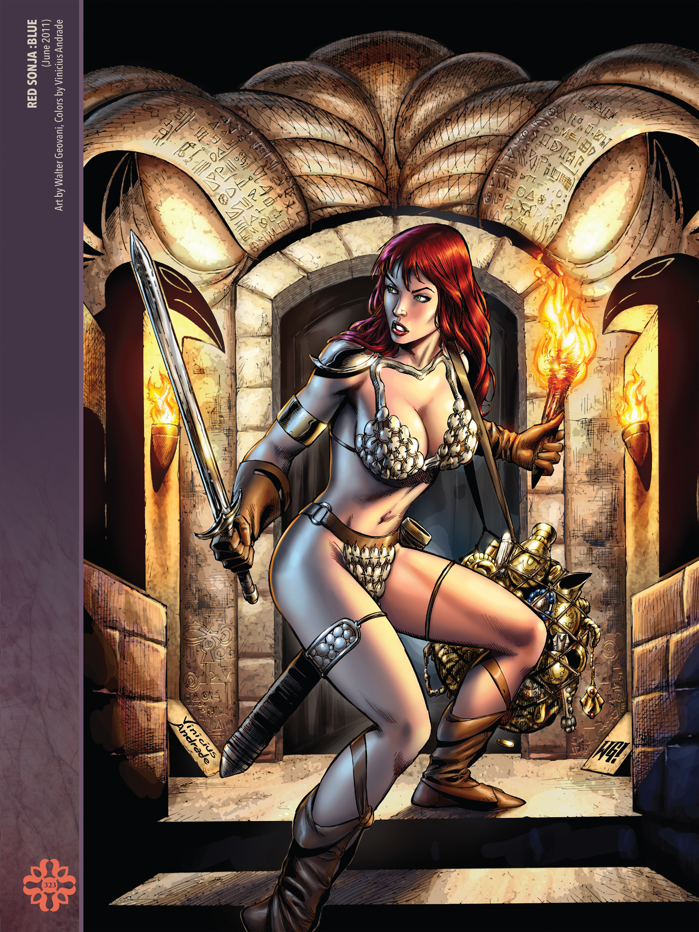 Read online The Art of Red Sonja comic -  Issue # TPB 2 (Part 4) - 24