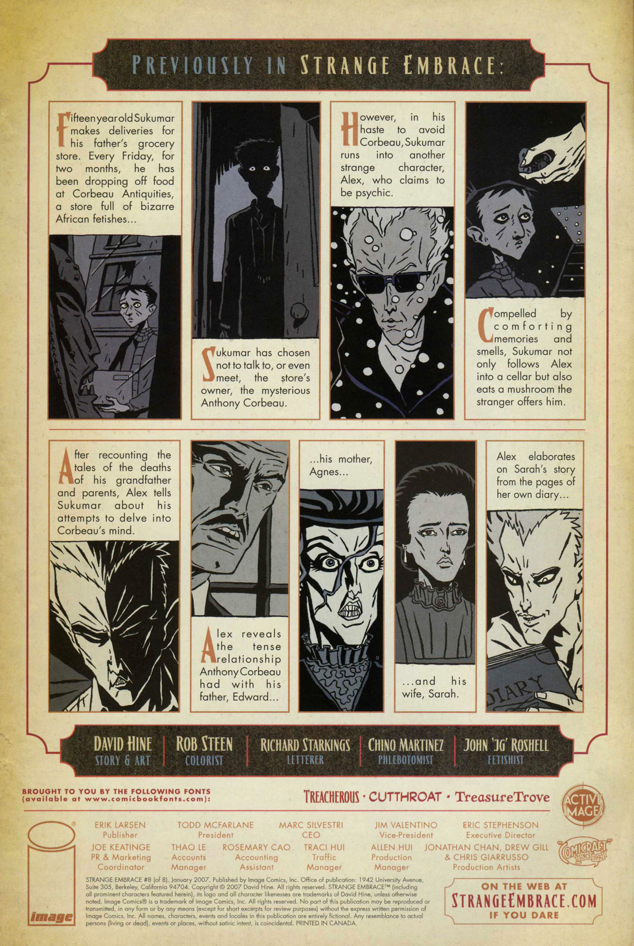 Read online Strange Embrace comic -  Issue #8 - 2