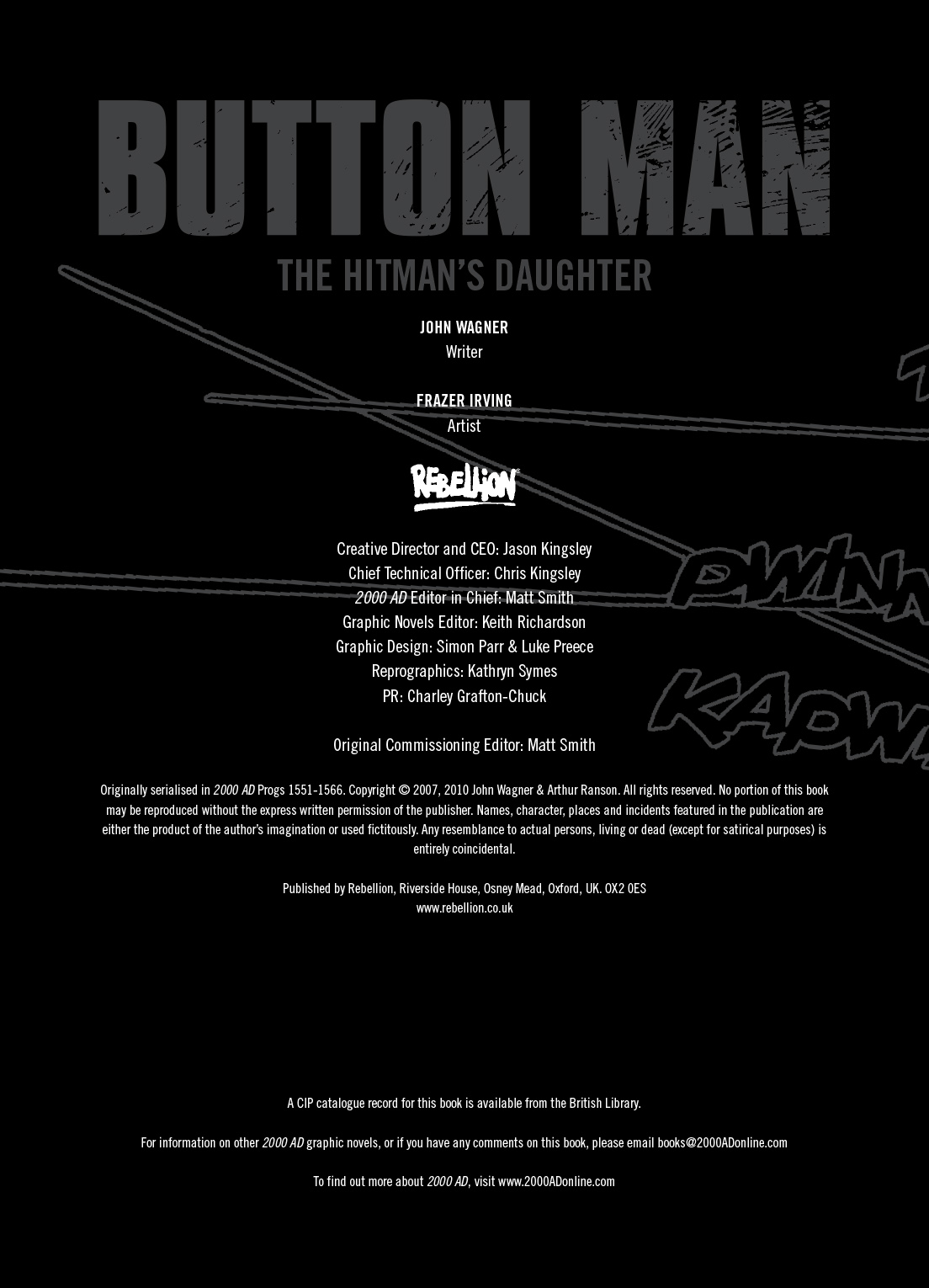 Read online Button Man comic -  Issue # TPB 4 - 5