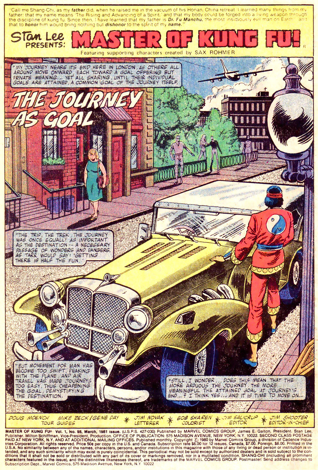 Read online Master of Kung Fu (1974) comic -  Issue #98 - 2