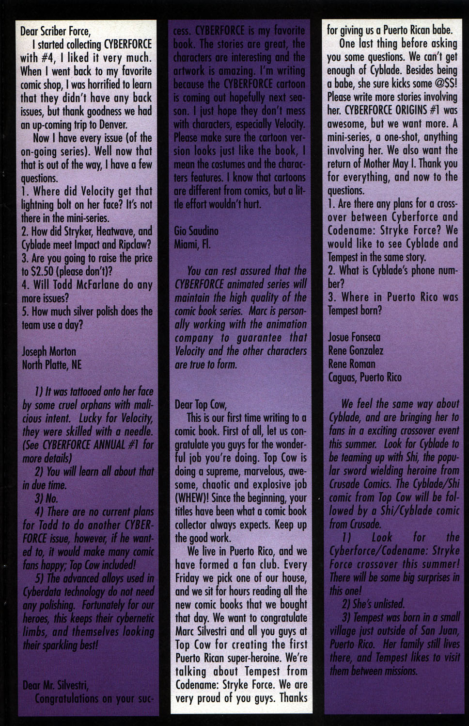 Read online Cyberforce (1993) comic -  Issue #12 - 26