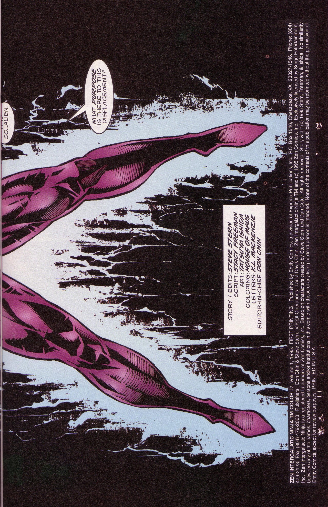Read online Zen Intergalactic Ninja Color comic -  Issue #7 - 5