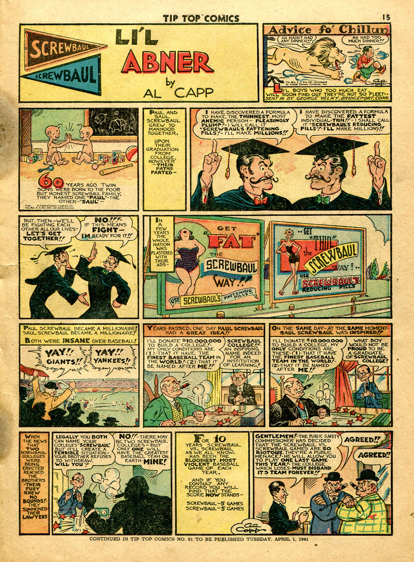 Read online Tip Top Comics comic -  Issue #60 - 17