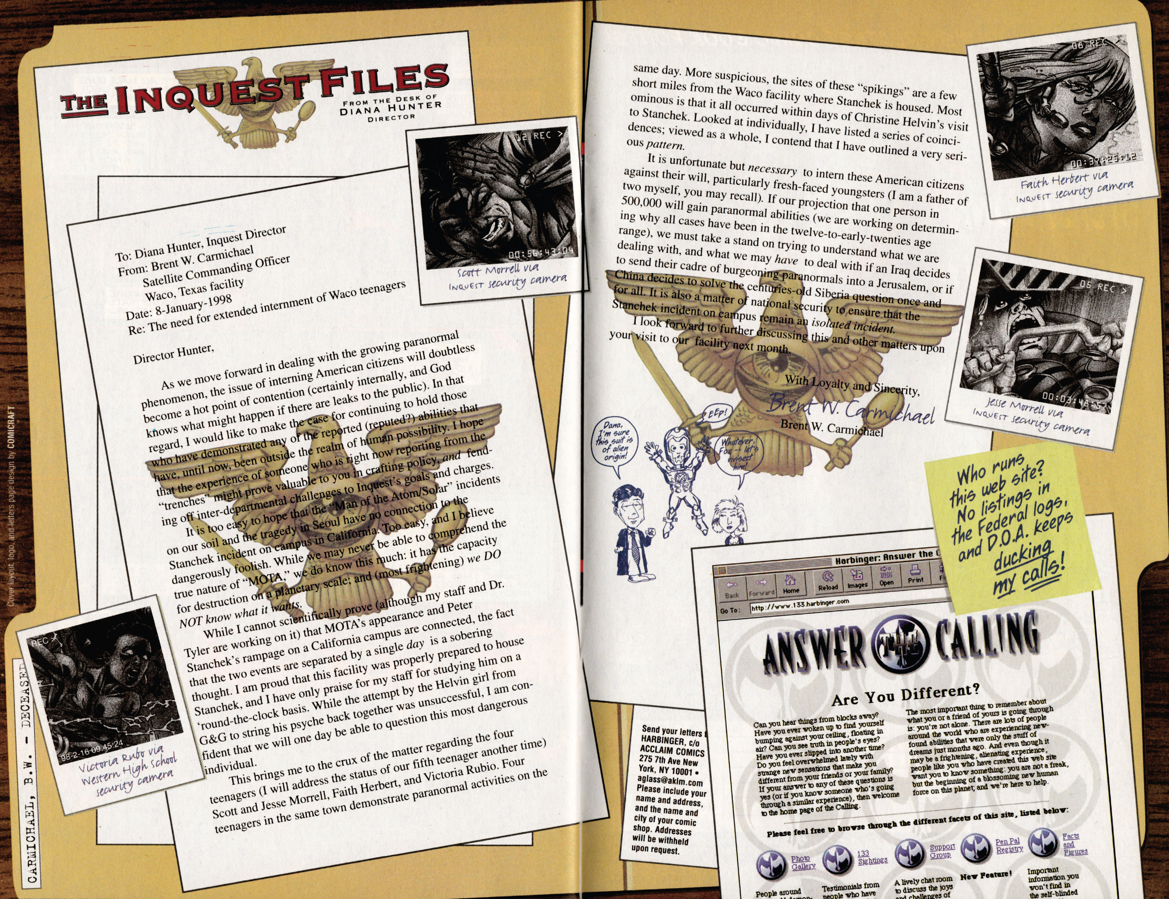 Read online Harbinger: Acts of God comic -  Issue # Full - 48