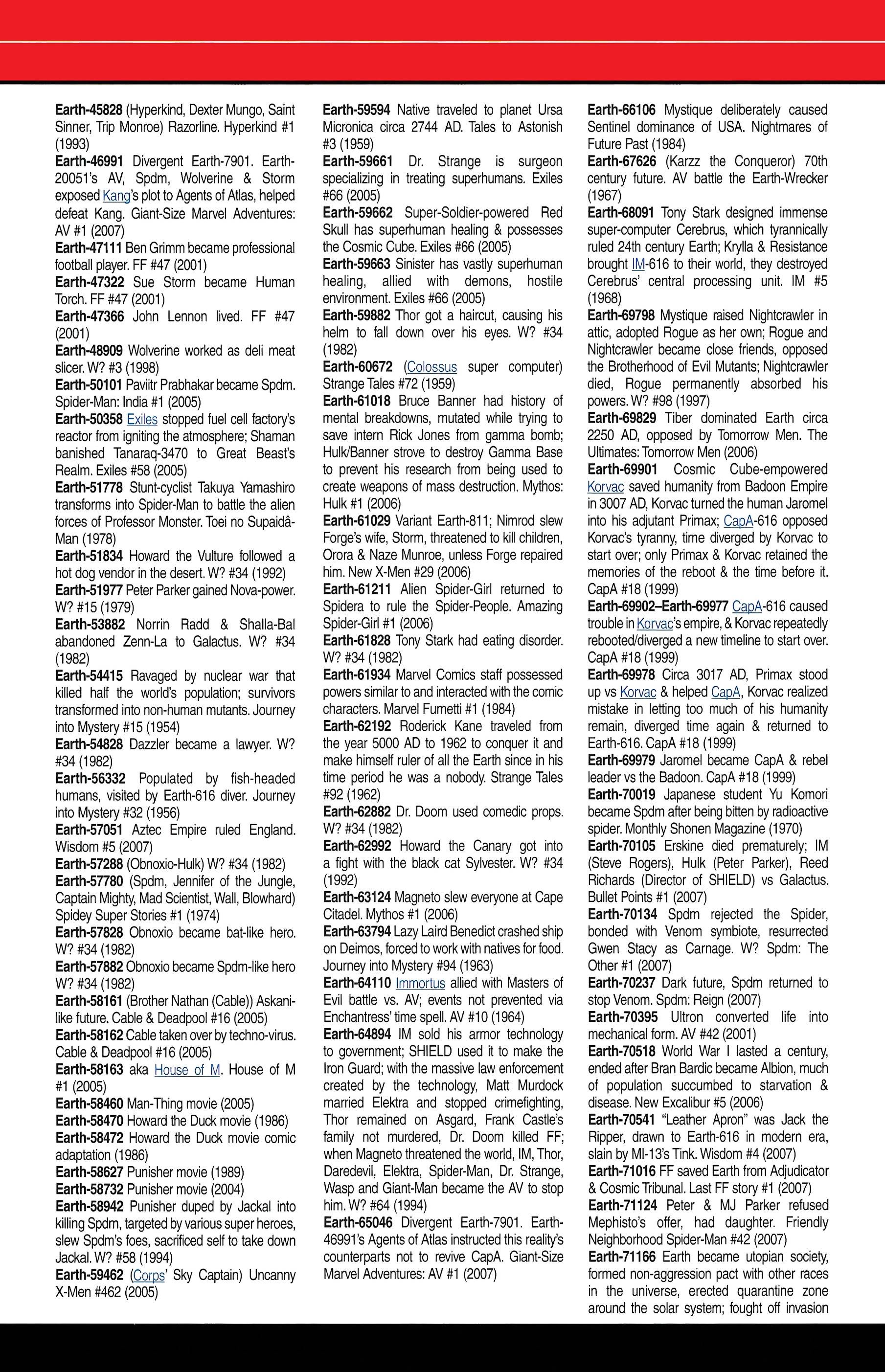 Read online Official Handbook of the Marvel Universe A to Z comic -  Issue # TPB 4 (Part 2) - 138