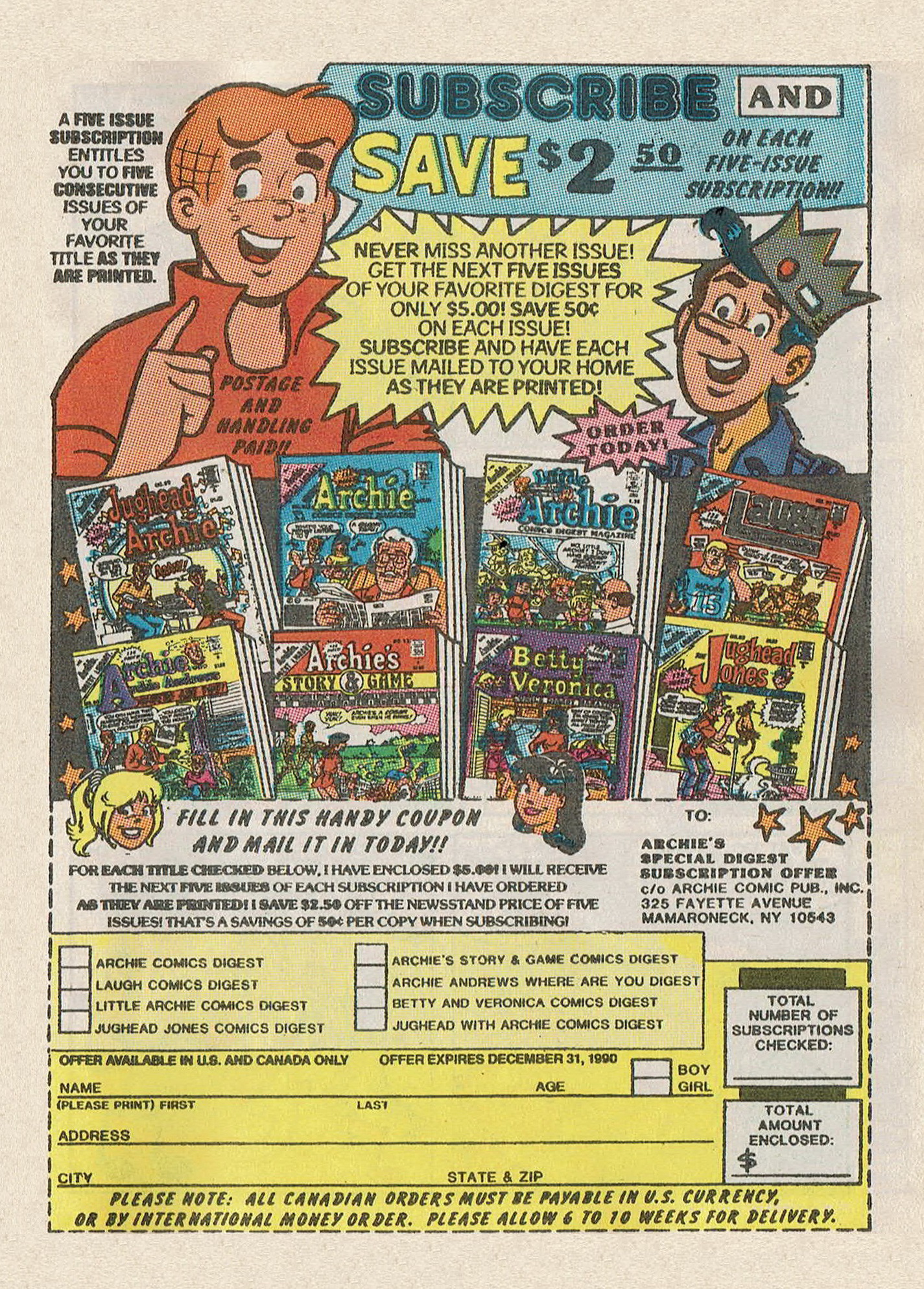 Read online Laugh Comics Digest comic -  Issue #90 - 105