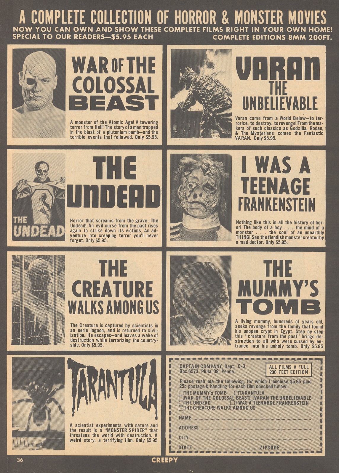 Creepy (1964) Issue #3 #3 - English 36