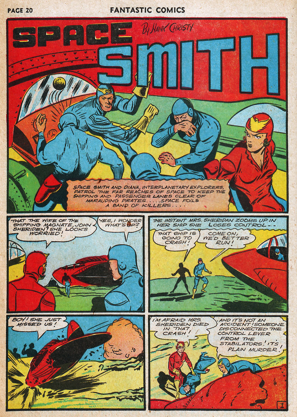 Read online Fantastic Comics comic -  Issue #20 - 21