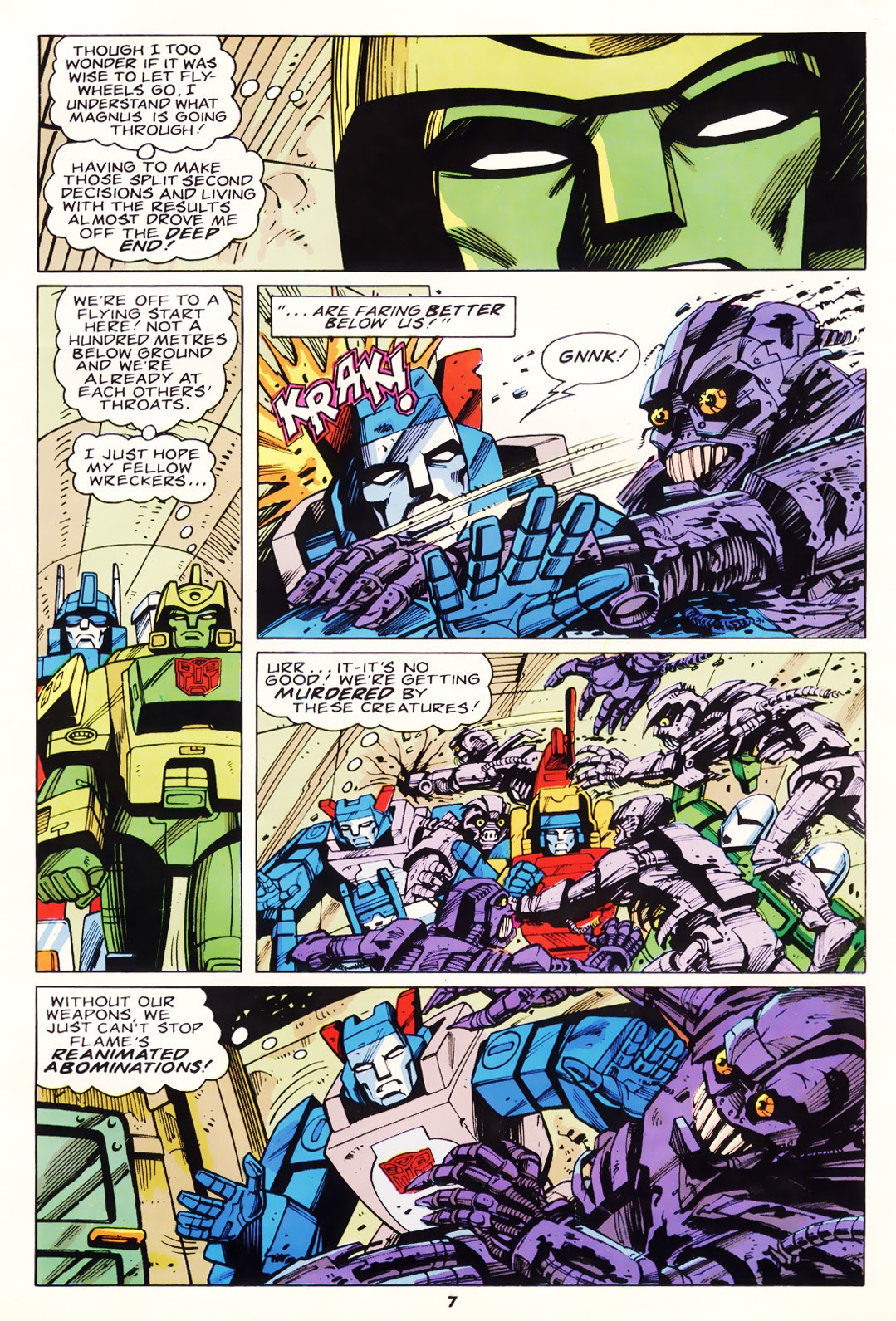 Read online The Transformers (UK) comic -  Issue #168 - 7