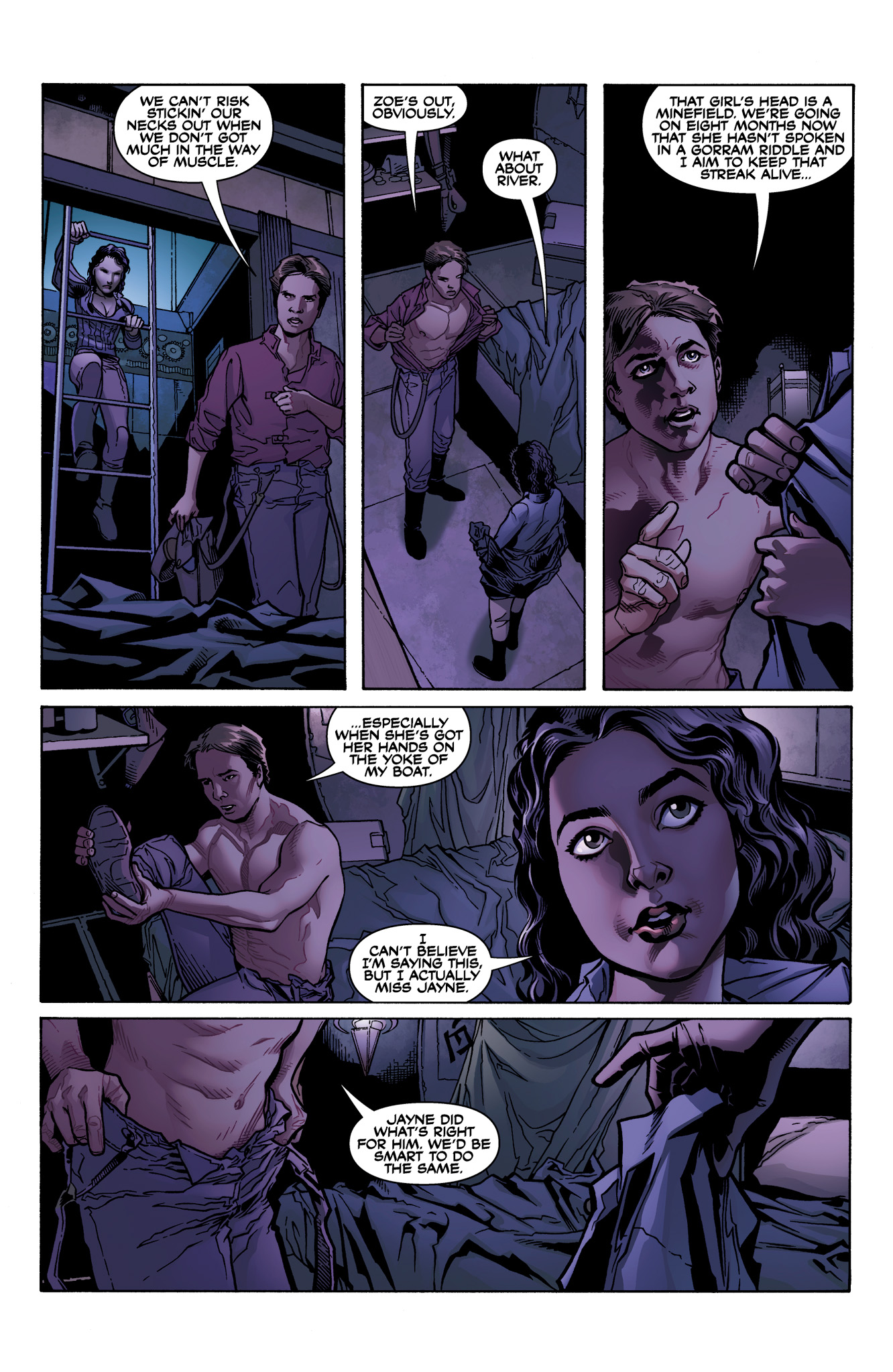 Read online Serenity: Firefly Class 03-K64  Leaves on the Wind comic -  Issue #1 - 13
