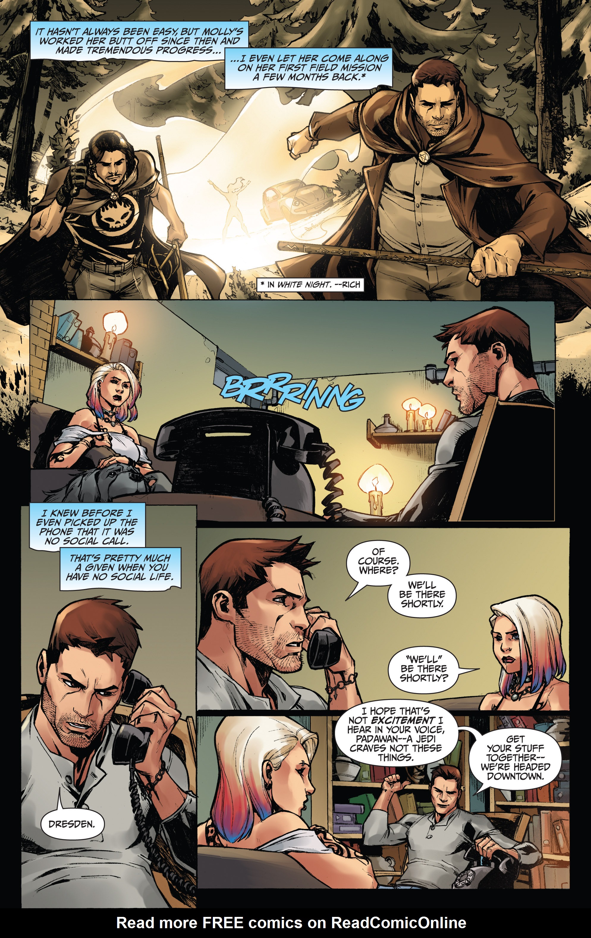 Read online Jim Butcher's The Dresden Files: Down Town comic -  Issue # _TPB - 13