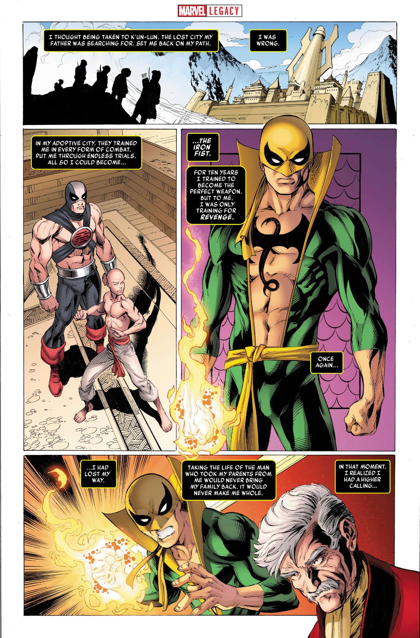 Read online Iron Fist - Marvel Legacy Primer Pages comic -  Issue # Full - 3