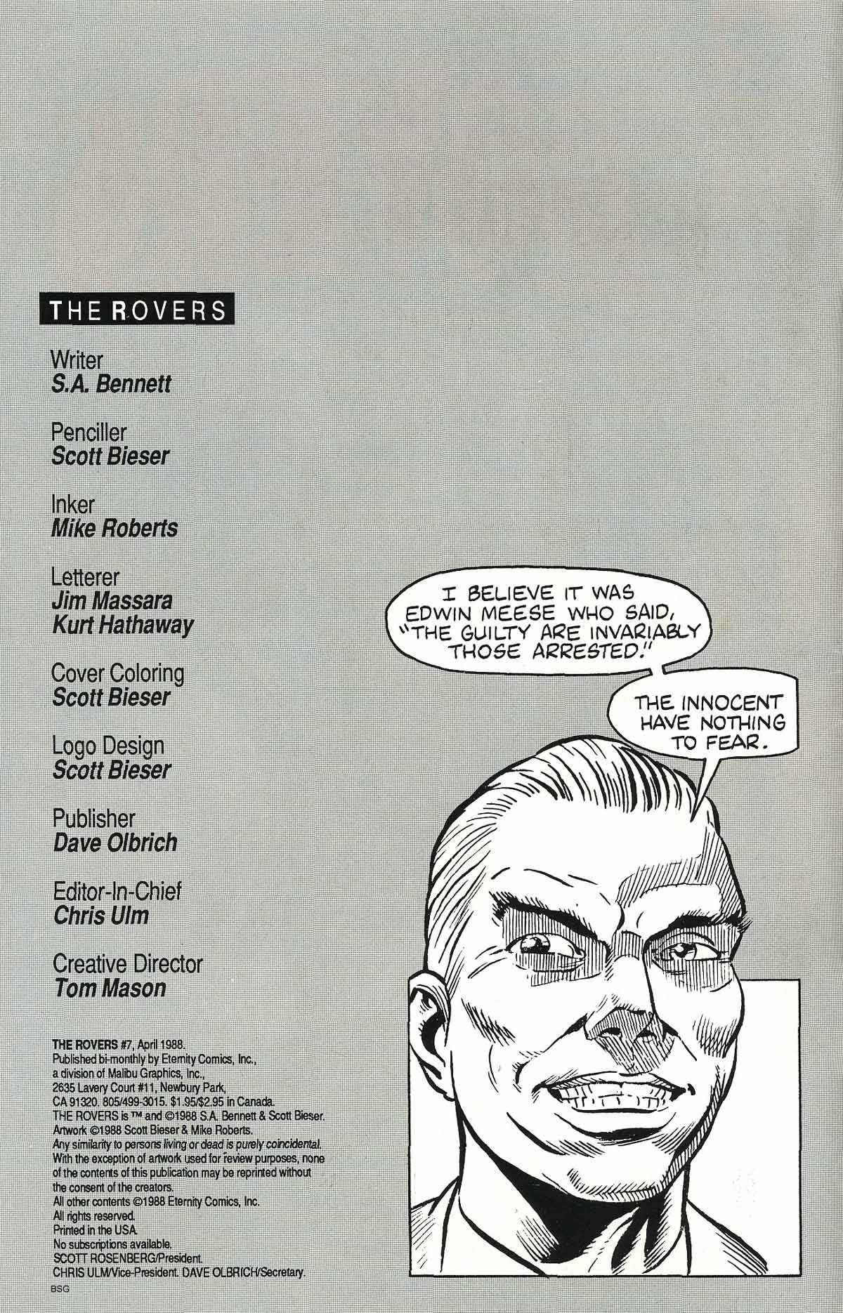 Read online Rovers comic -  Issue #7 - 2