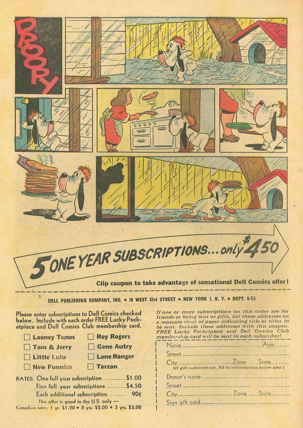 Read online Tom & Jerry Comics comic -  Issue #109 - 50