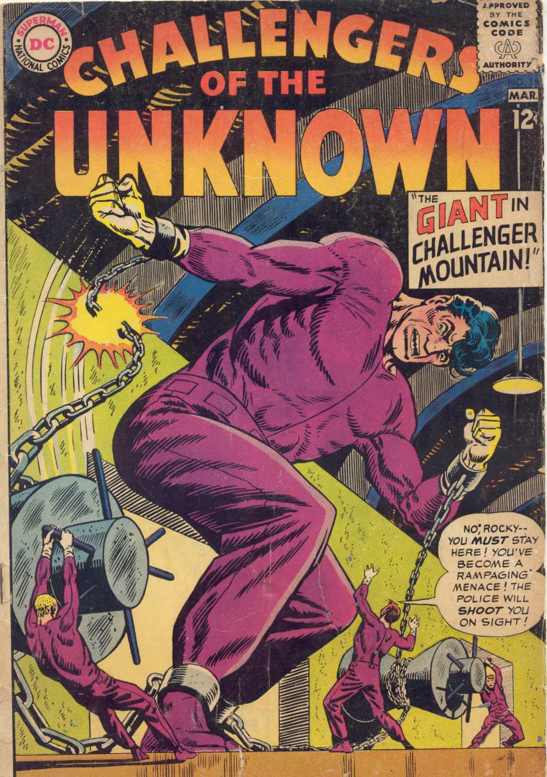 Read online Challengers of the Unknown (1958) comic -  Issue #36 - 1