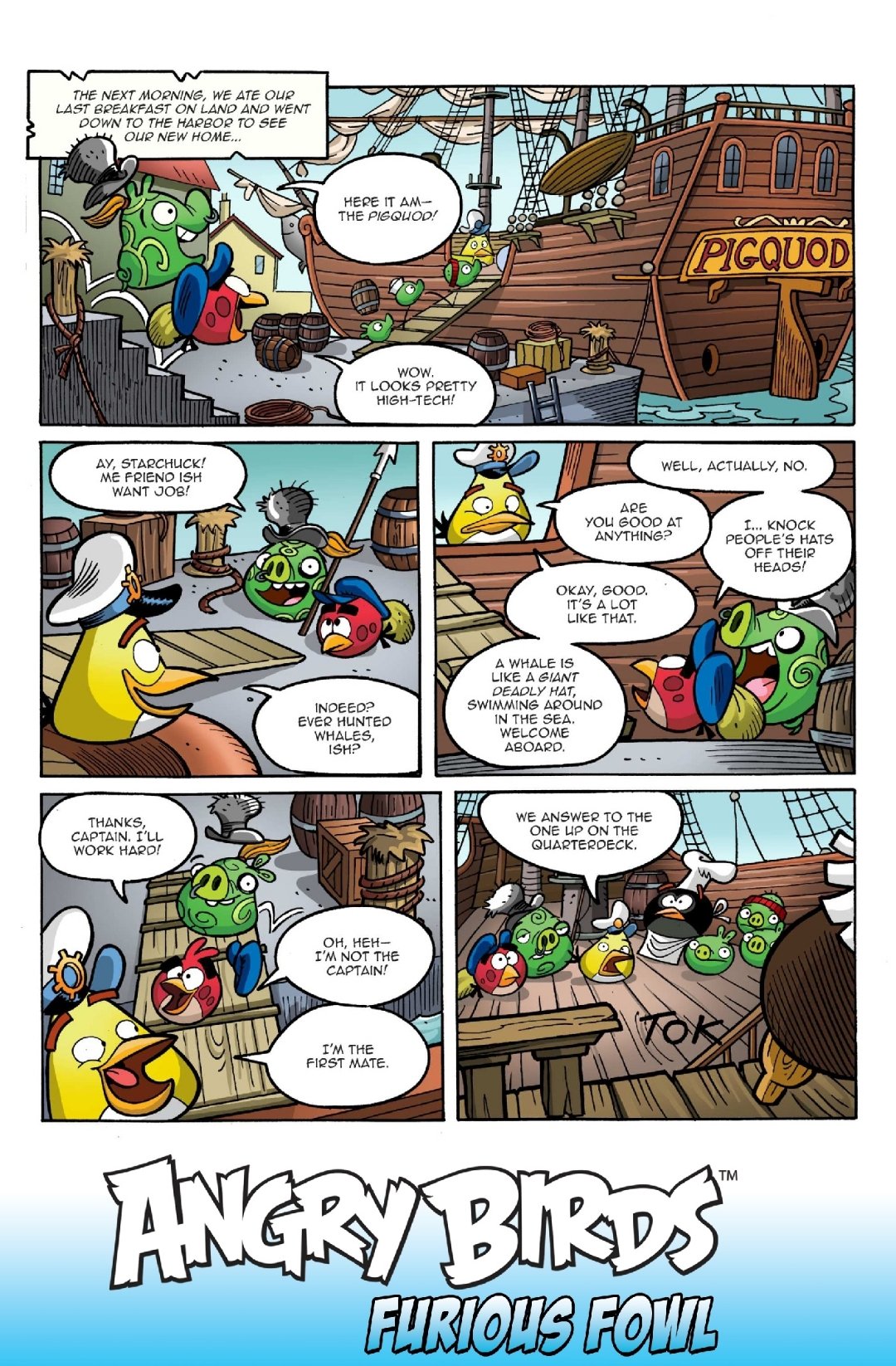Read online Angry Birds Comics Quarterly comic -  Issue # Issue Furious Fowl - 27