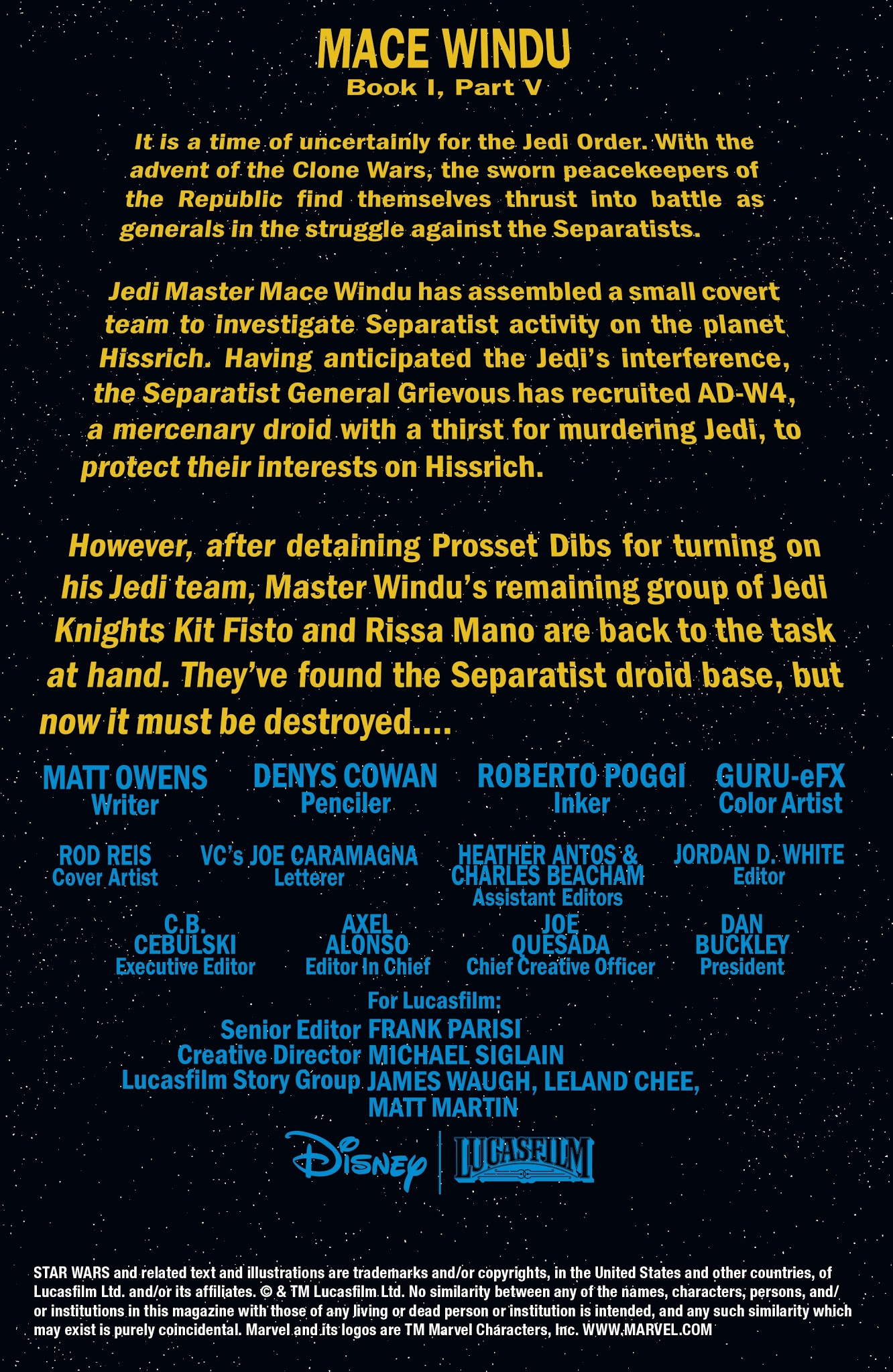 Read online Star Wars: Mace Windu comic -  Issue #5 - 2