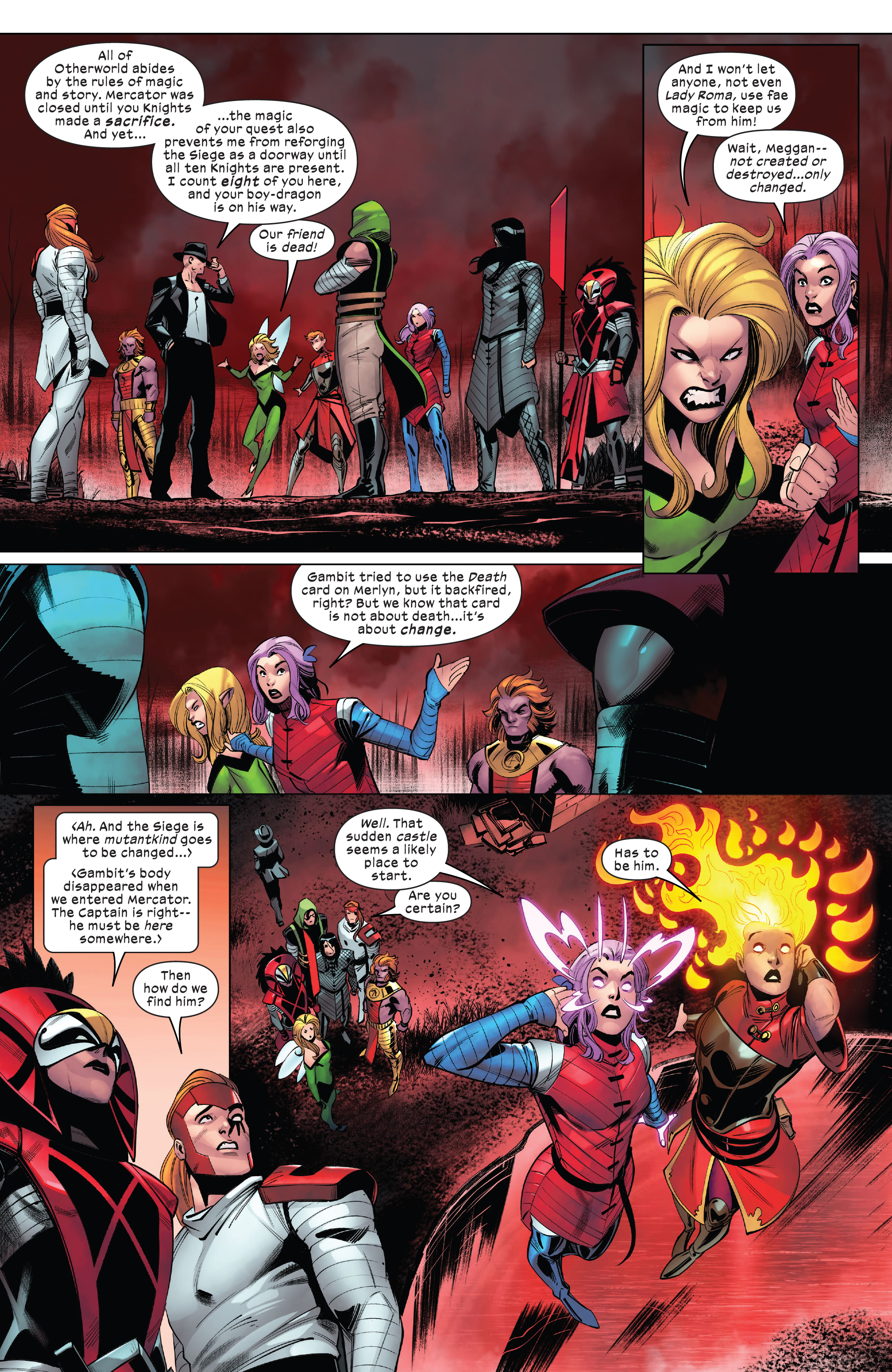 Read online Knights of X comic -  Issue #5 - 5