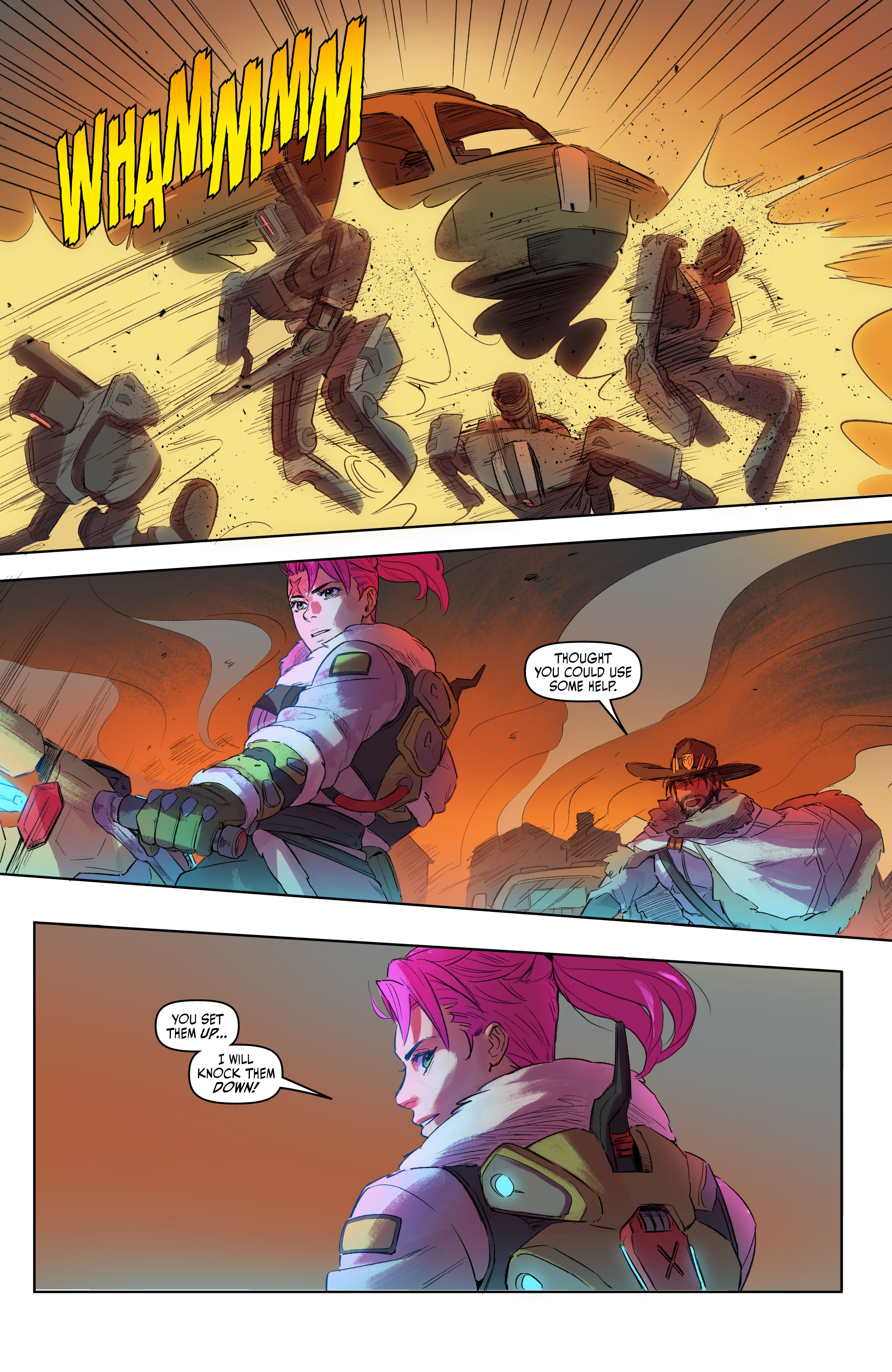 Read online Overwatch: New Blood comic -  Issue #4 - 12