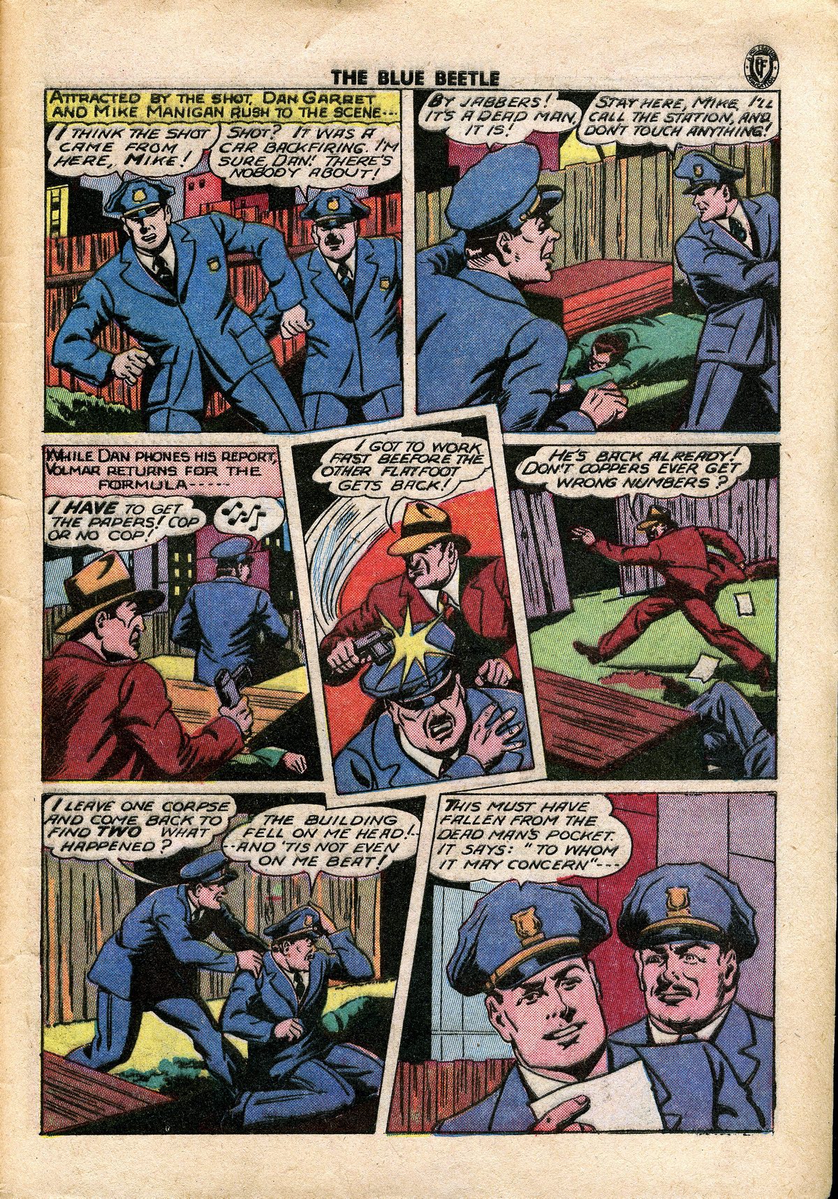Read online The Blue Beetle comic -  Issue #34 - 36