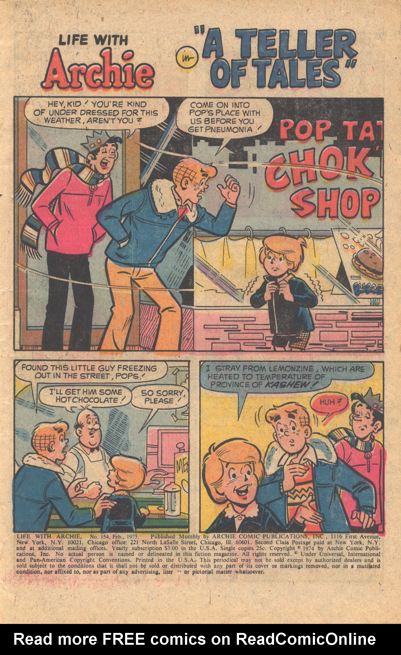 Read online Life With Archie (1958) comic -  Issue #154 - 3