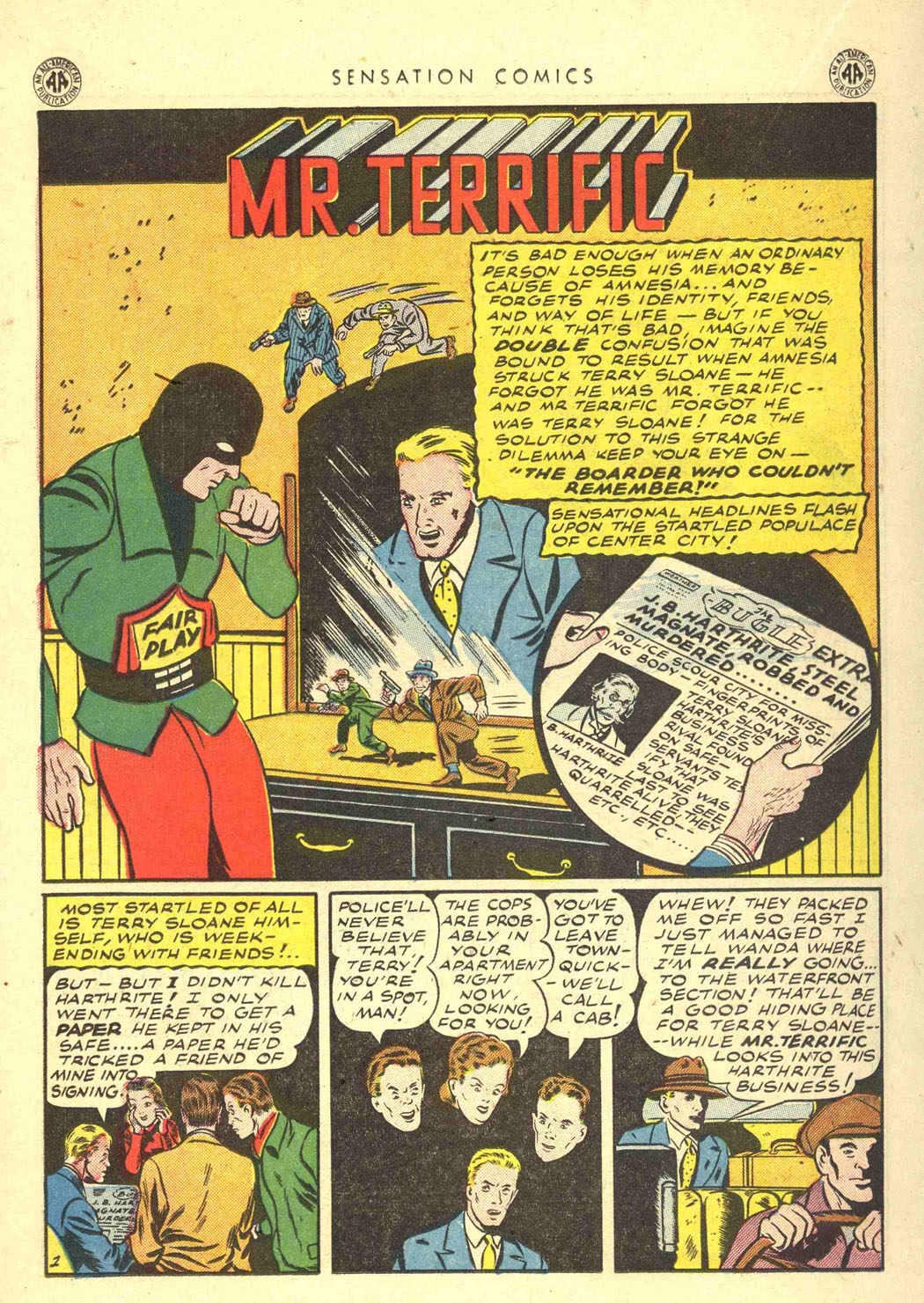 Read online Sensation (Mystery) Comics comic -  Issue #39 - 30