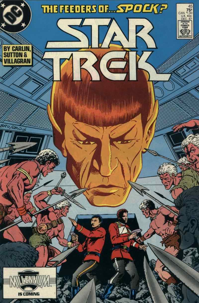 Read online Star Trek (1984) comic -  Issue #45 - 1