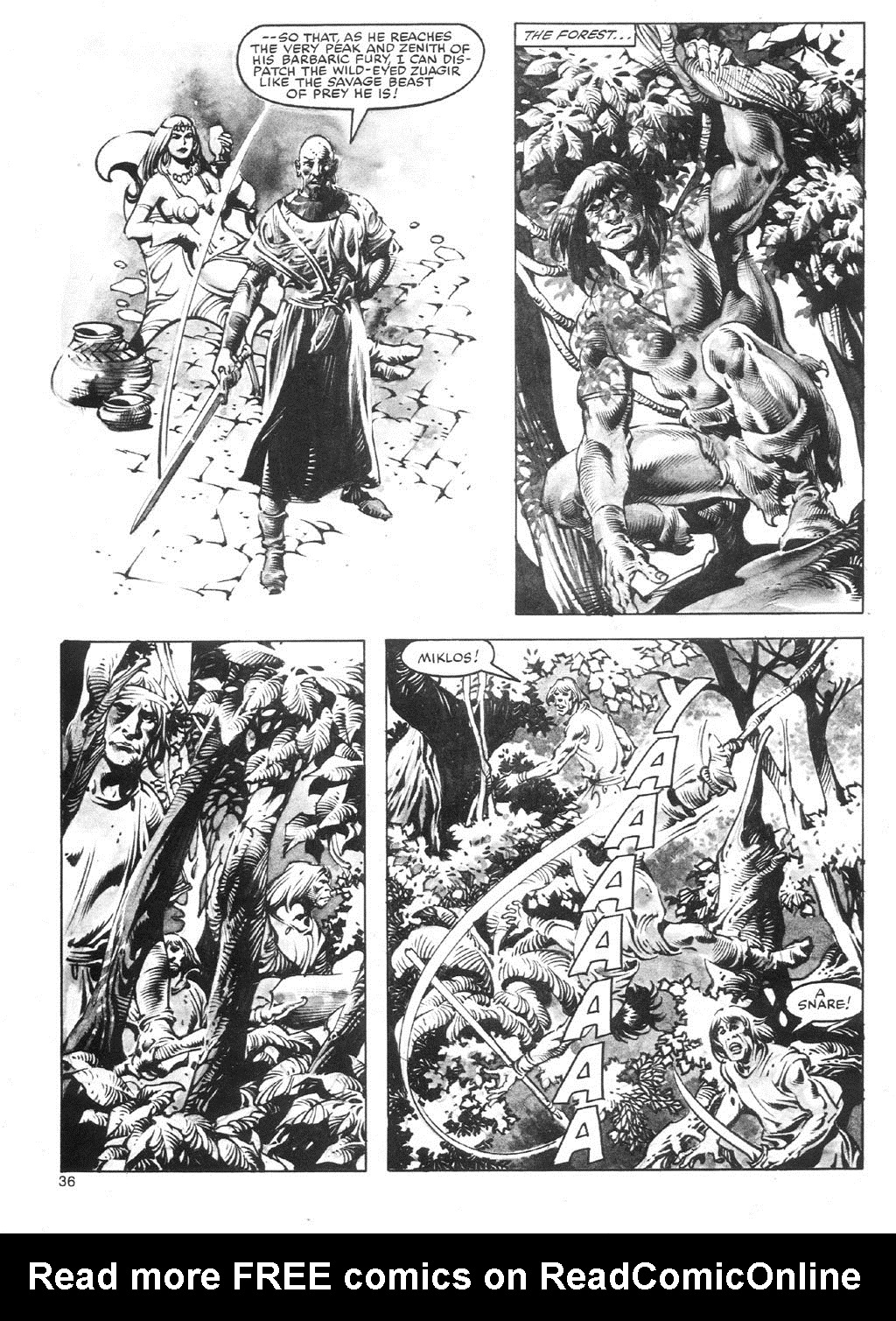 Read online The Savage Sword Of Conan comic -  Issue #88 - 36